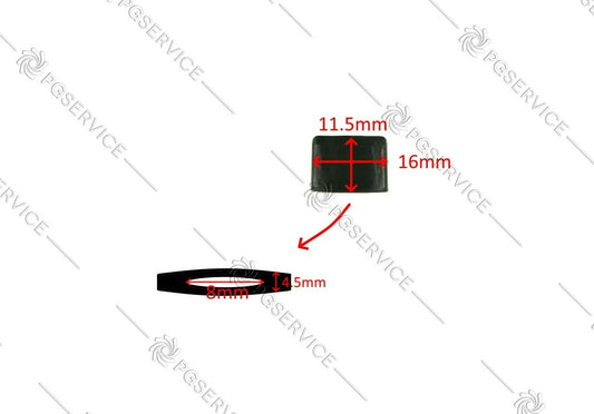 Moulinex 4x gommini griglia friggitrice aria Easy Fry EZ20 EZ40 EZ70 EY20 AirFry