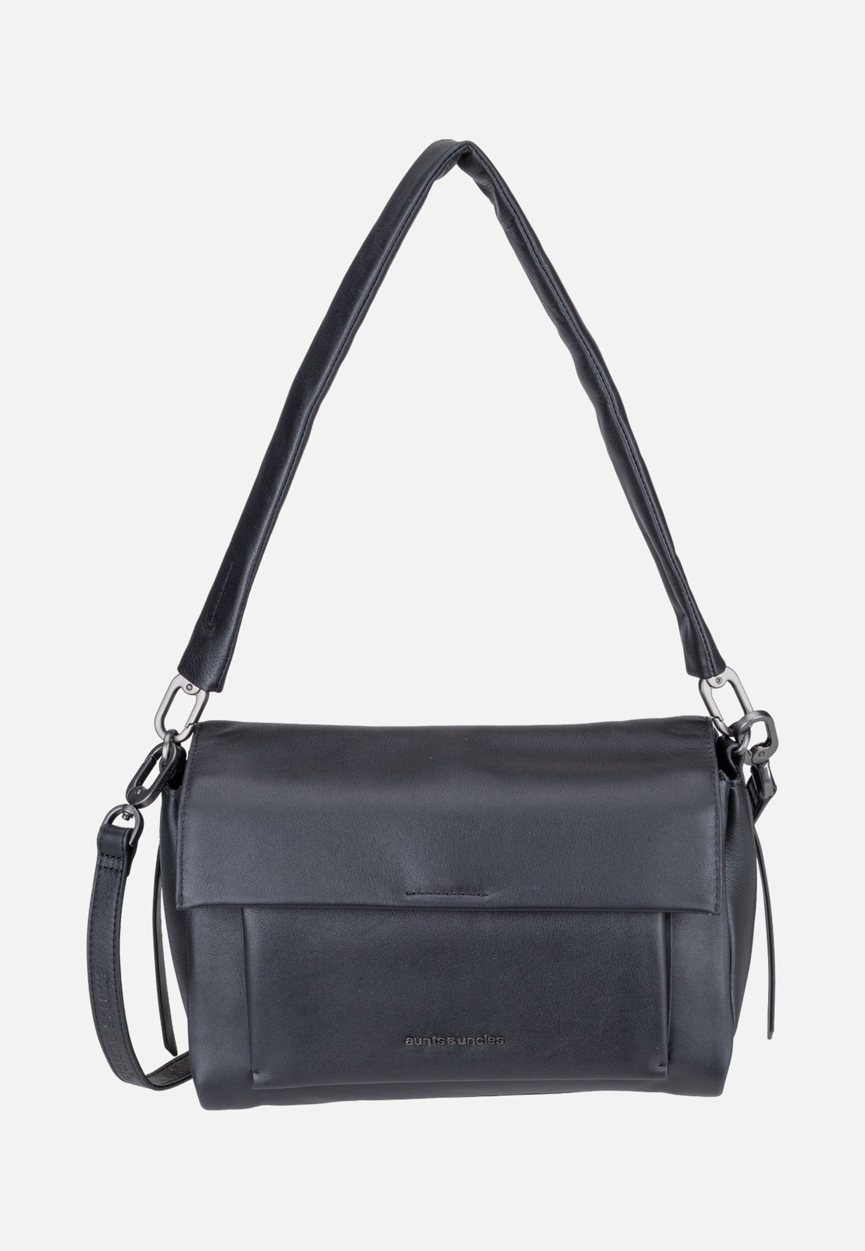 aunts & uncles Noon Jet Black Shoulder Bag