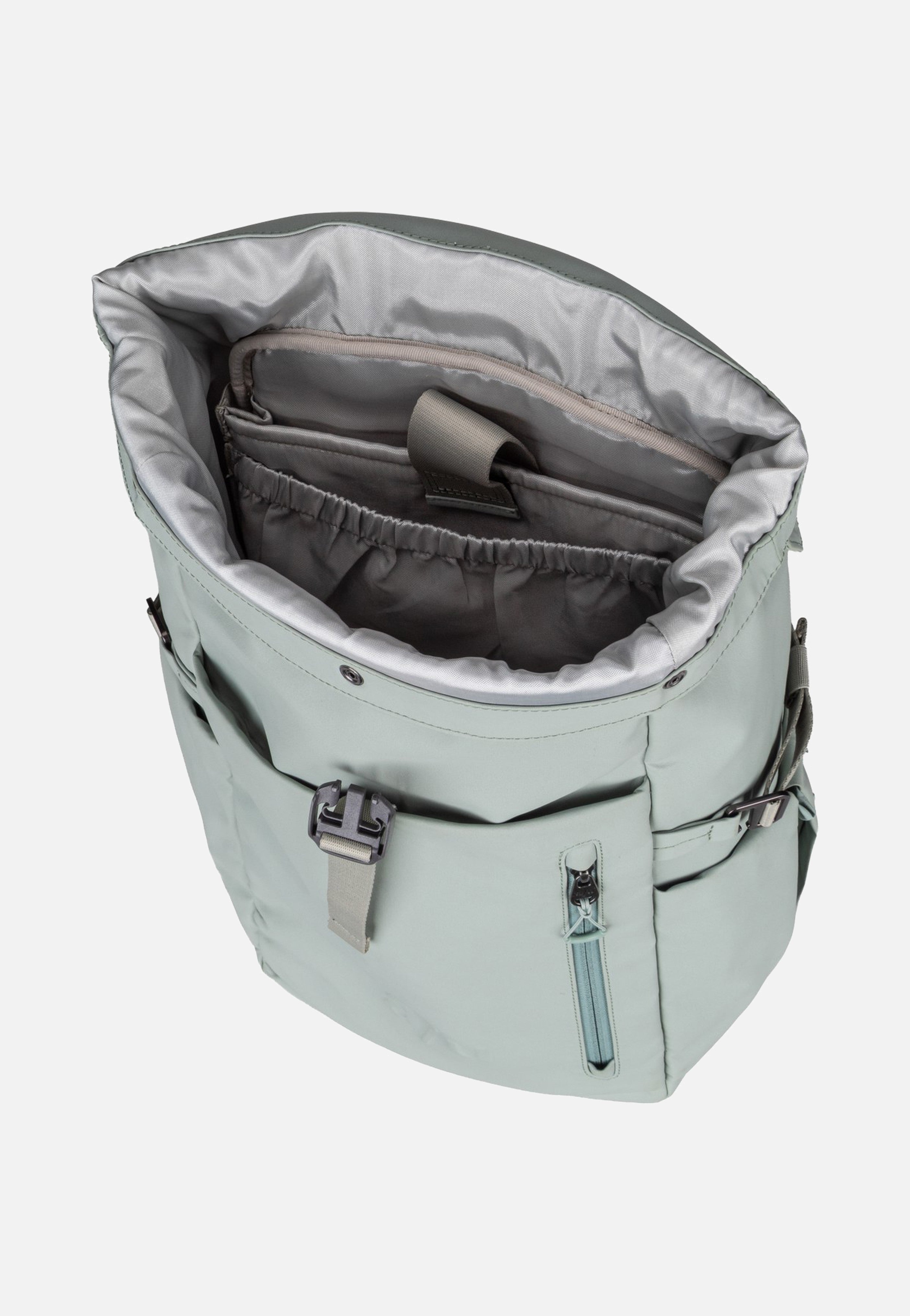 aunts & uncles Tokachi RE Sage Green Rolltop Backpack