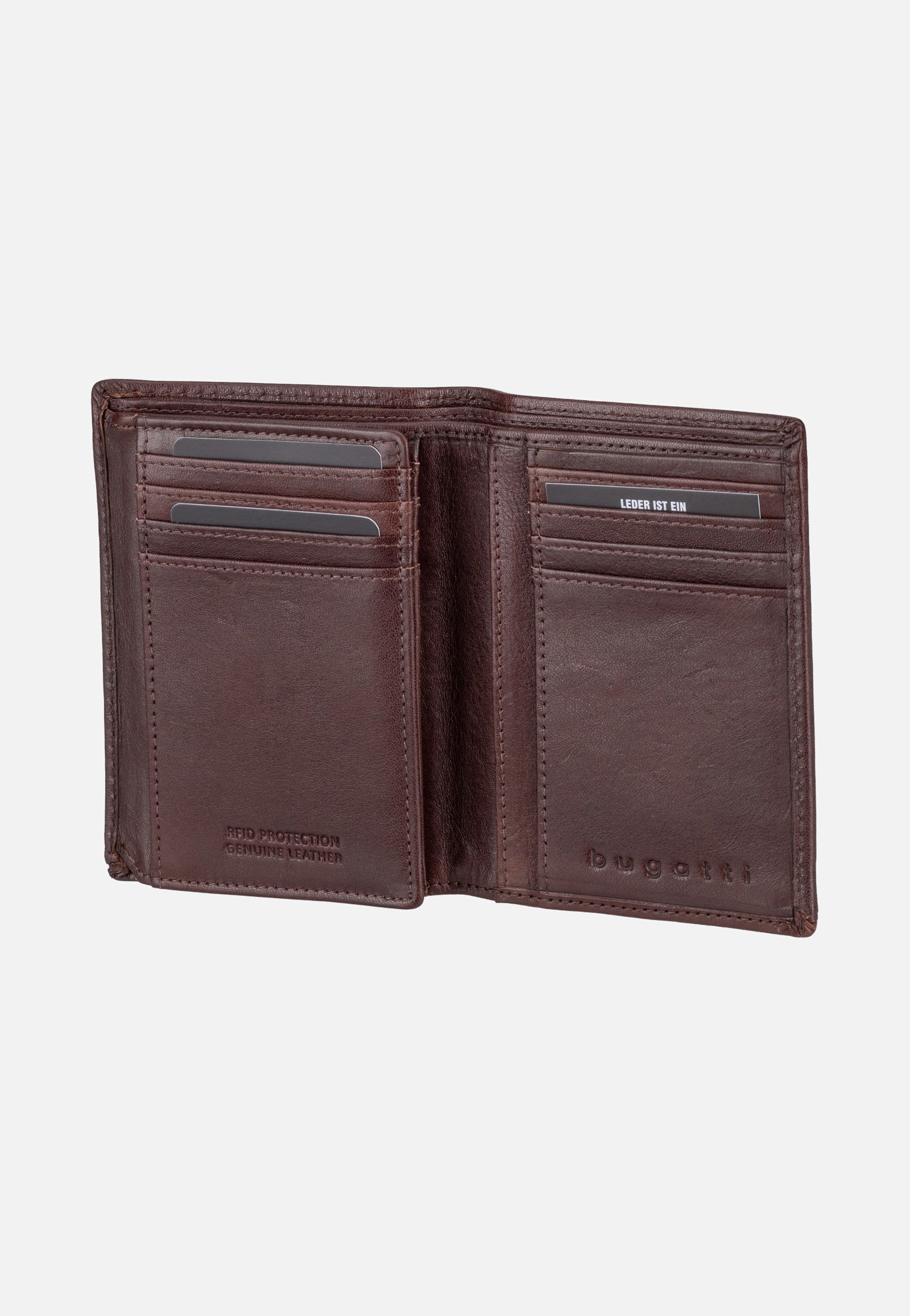 Bugatti Neaples Upright Wallet Brown Portemonnaie