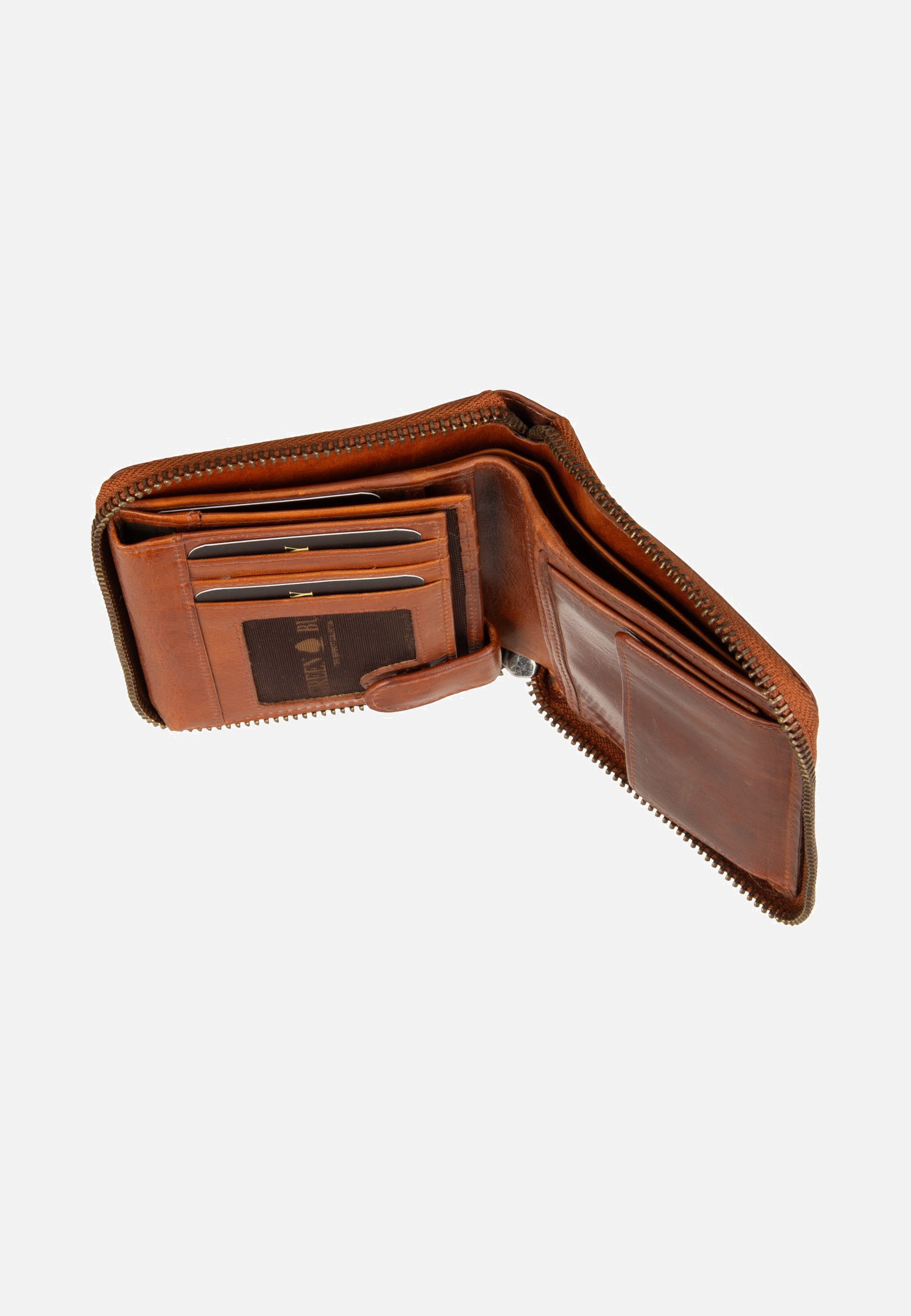 Greenburry Newport Rv-Damenbörse Rfid Caramel Portemonnaie