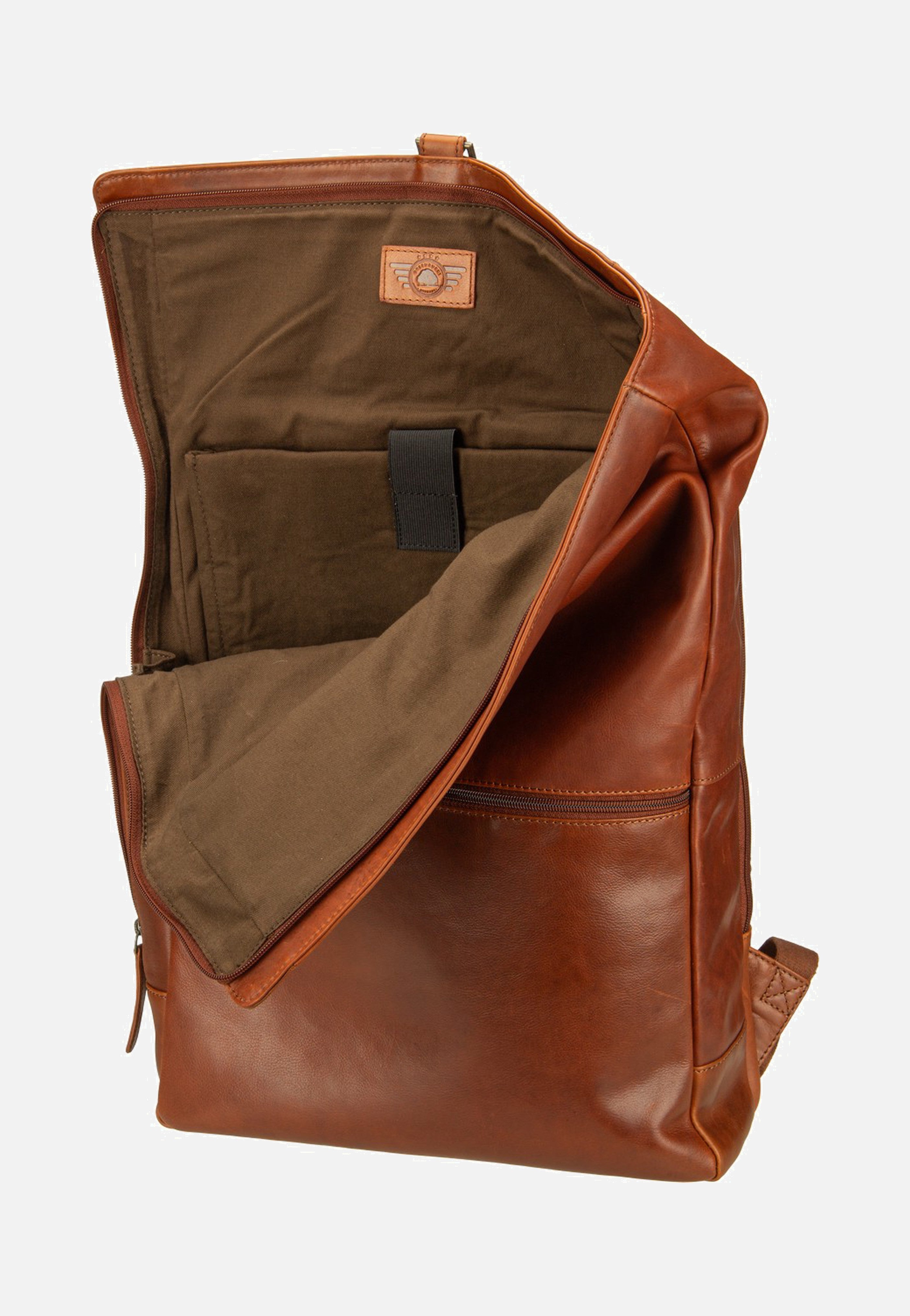 Greenburry Waxy Vintage Laptoprucksack Tobacco Nut Rucksack