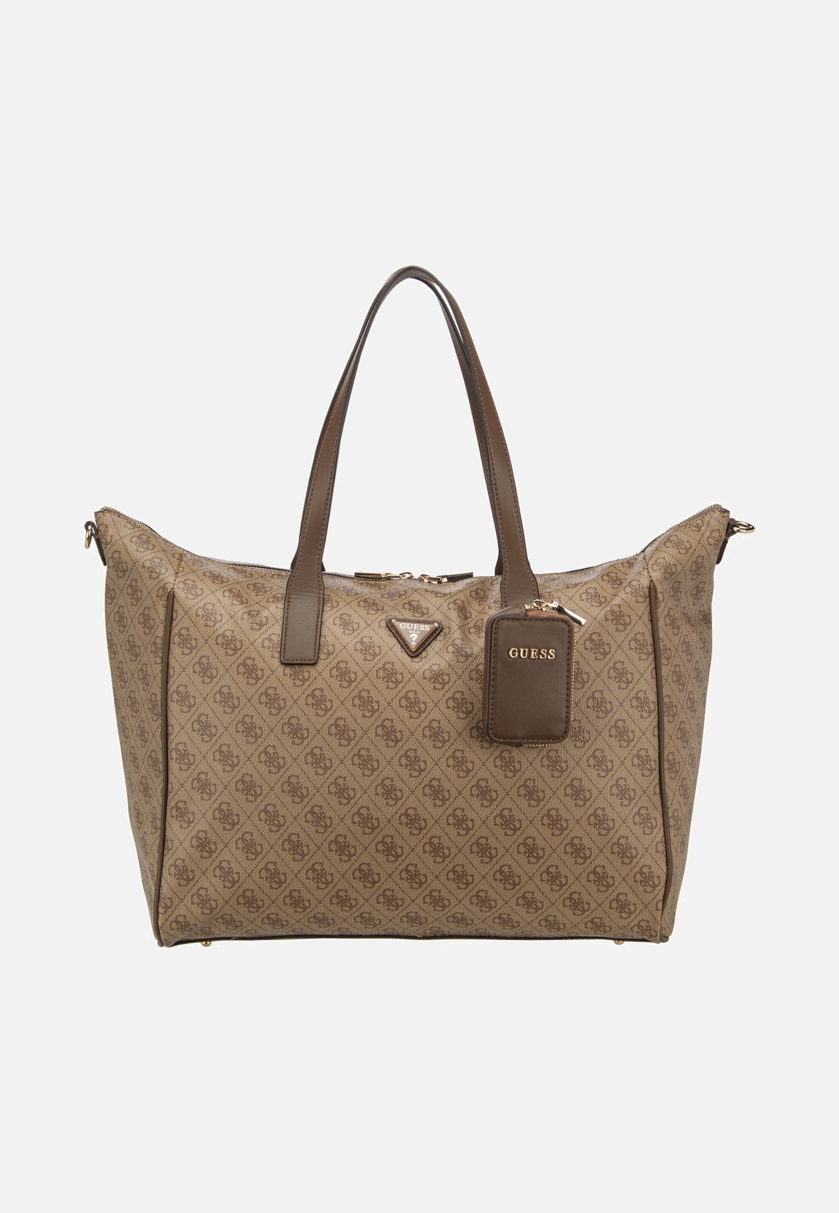 Guess Latona Carryon Large Tote Latte Logo Shopper