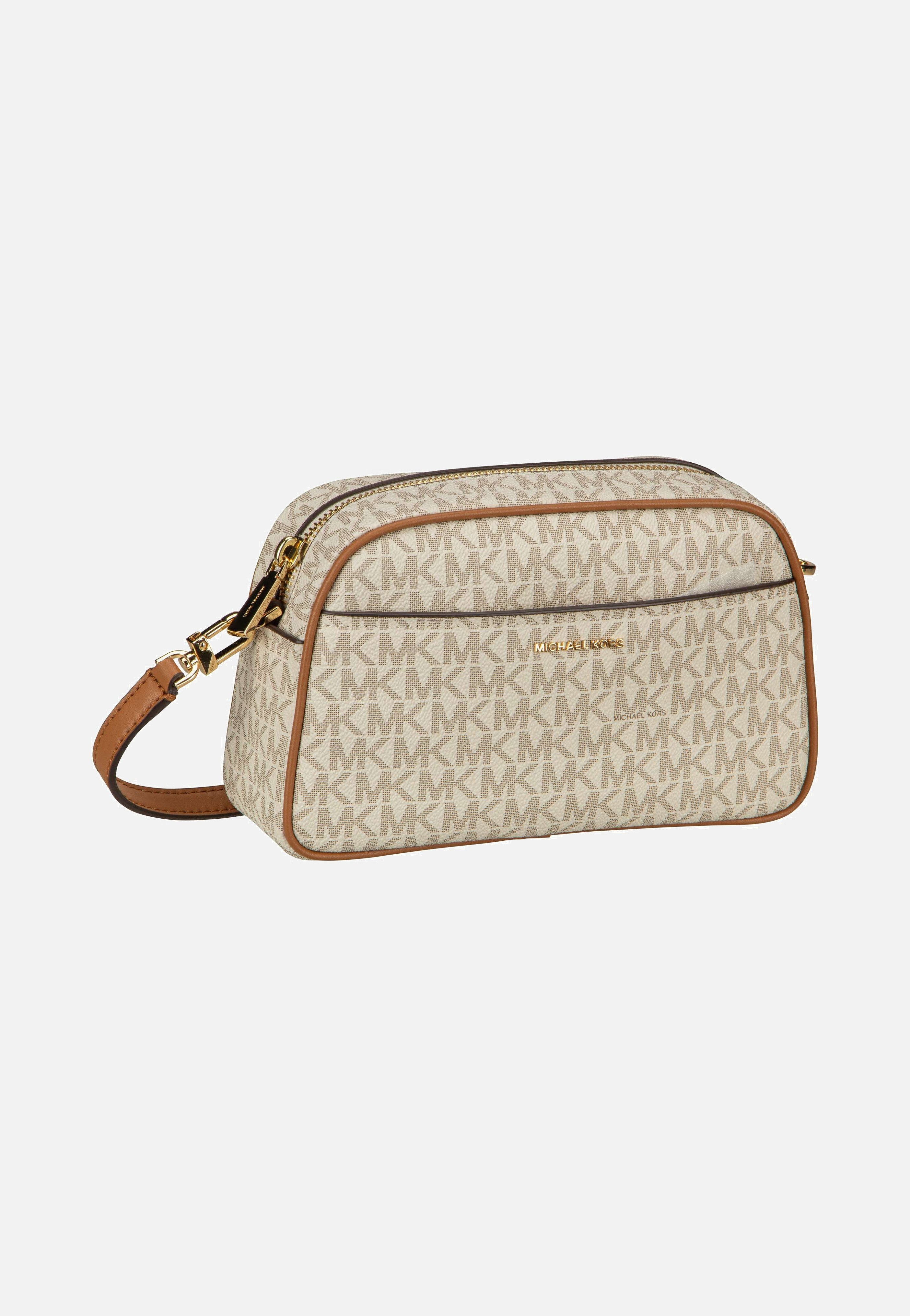 Michael Kors Jet Set SM Camera XBody MK SIG Vanilla/Acorn Umhängetasche