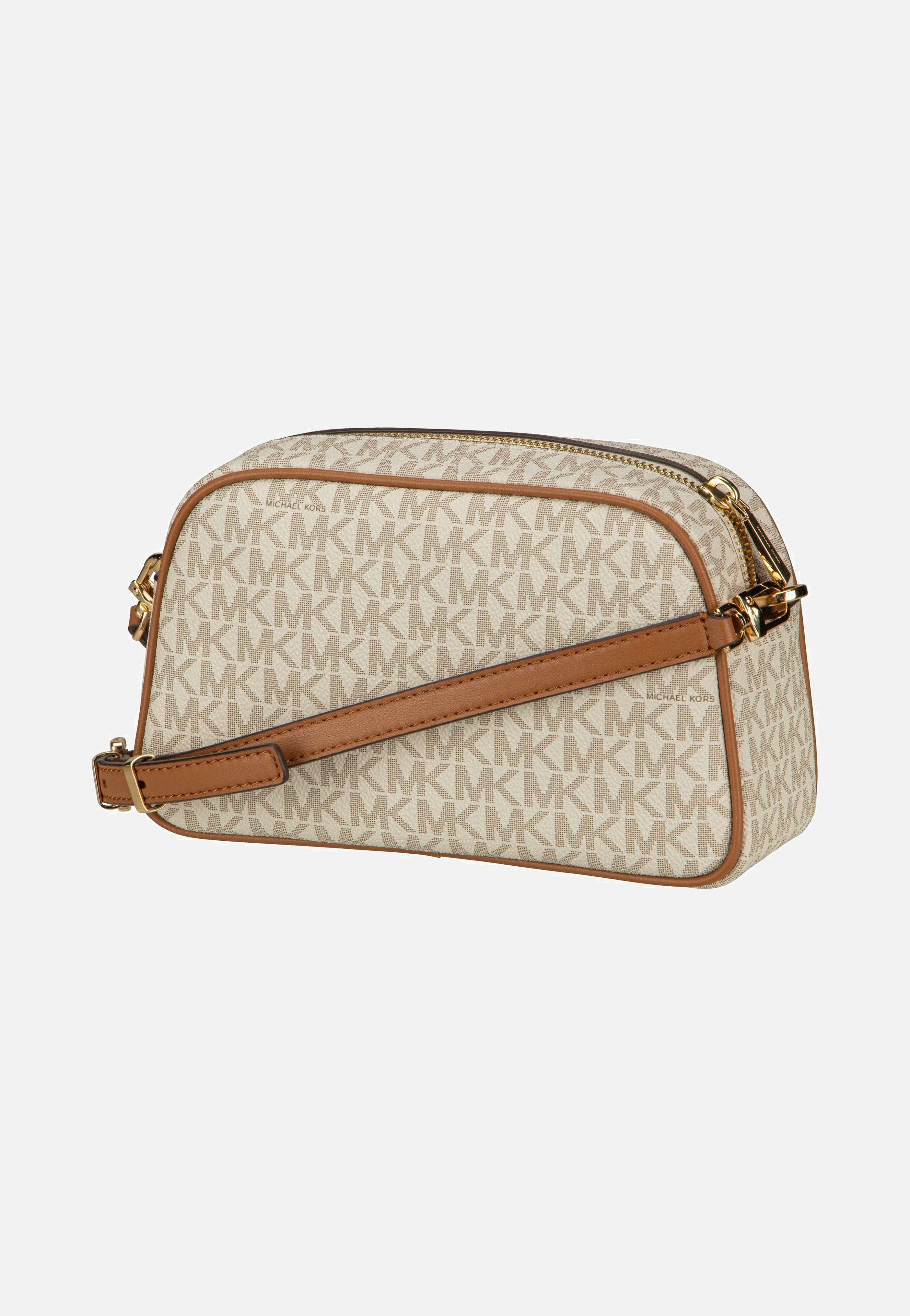Michael Kors Jet Set SM Camera XBody MK SIG Vanilla/Acorn Umhängetasche