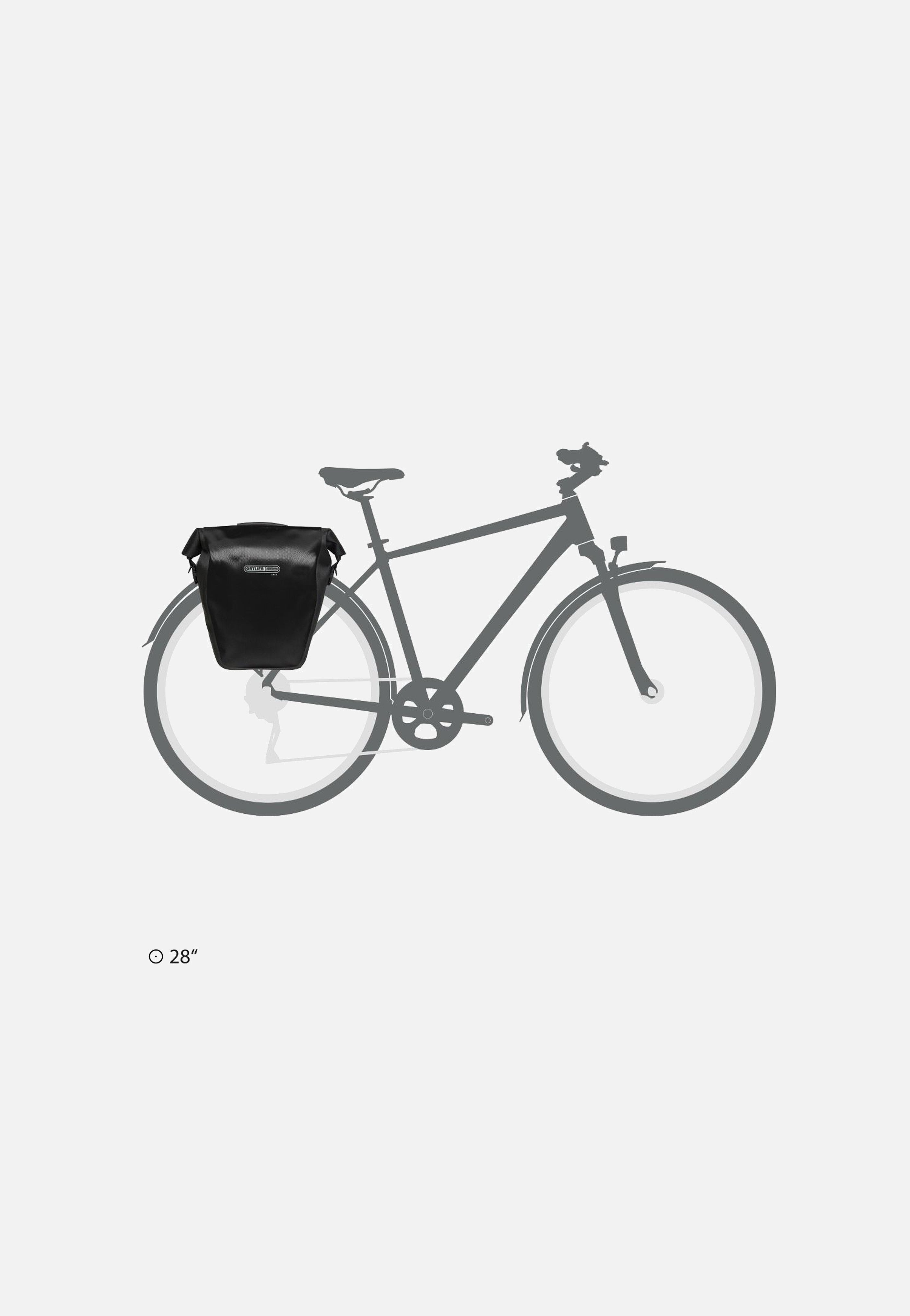 ORTLIEB Back-Roller Core QL2.1 Schwarz Fahrradtasche
