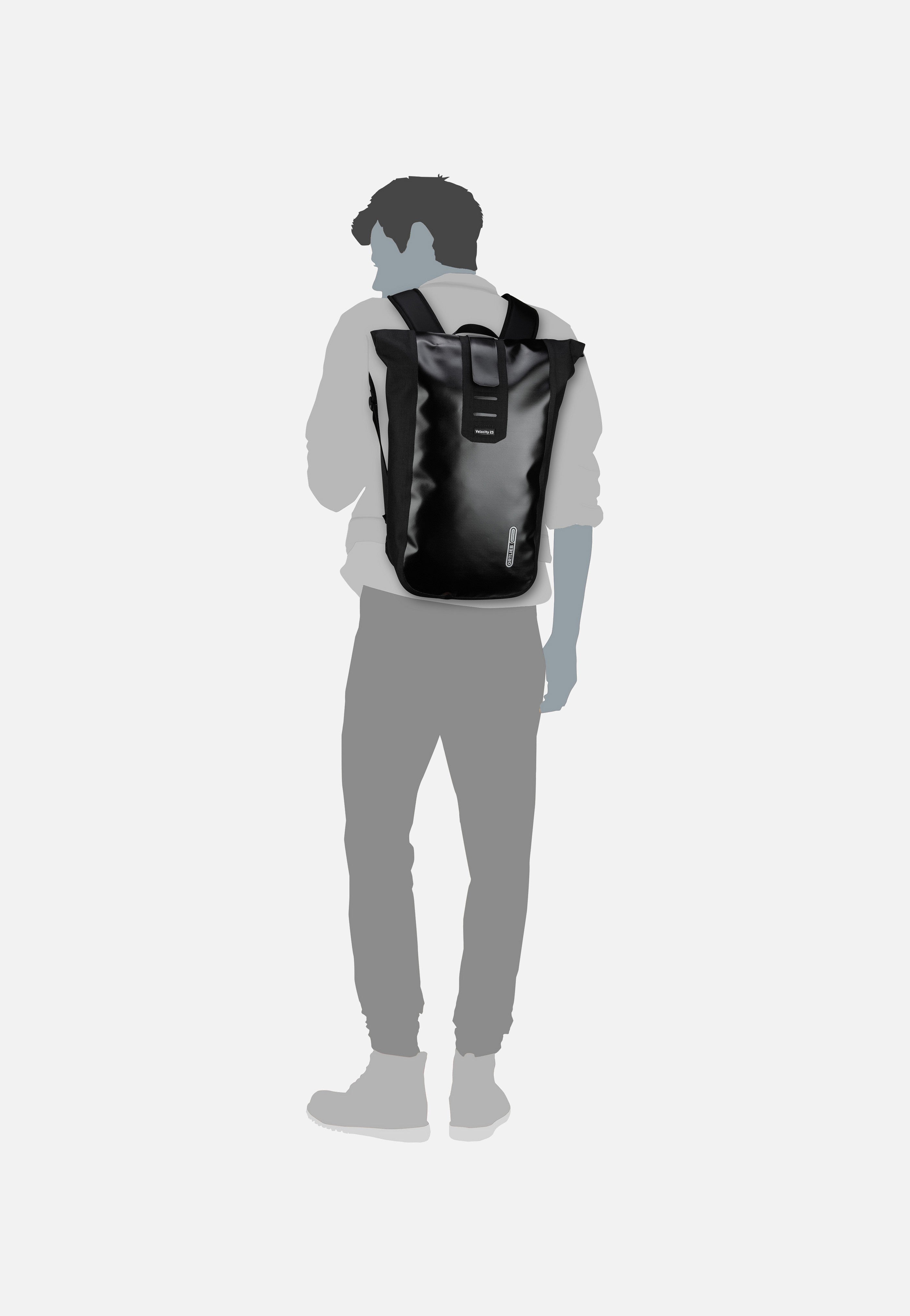 ORTLIEB Velocity 23L Schwarz Rolltop Rucksack