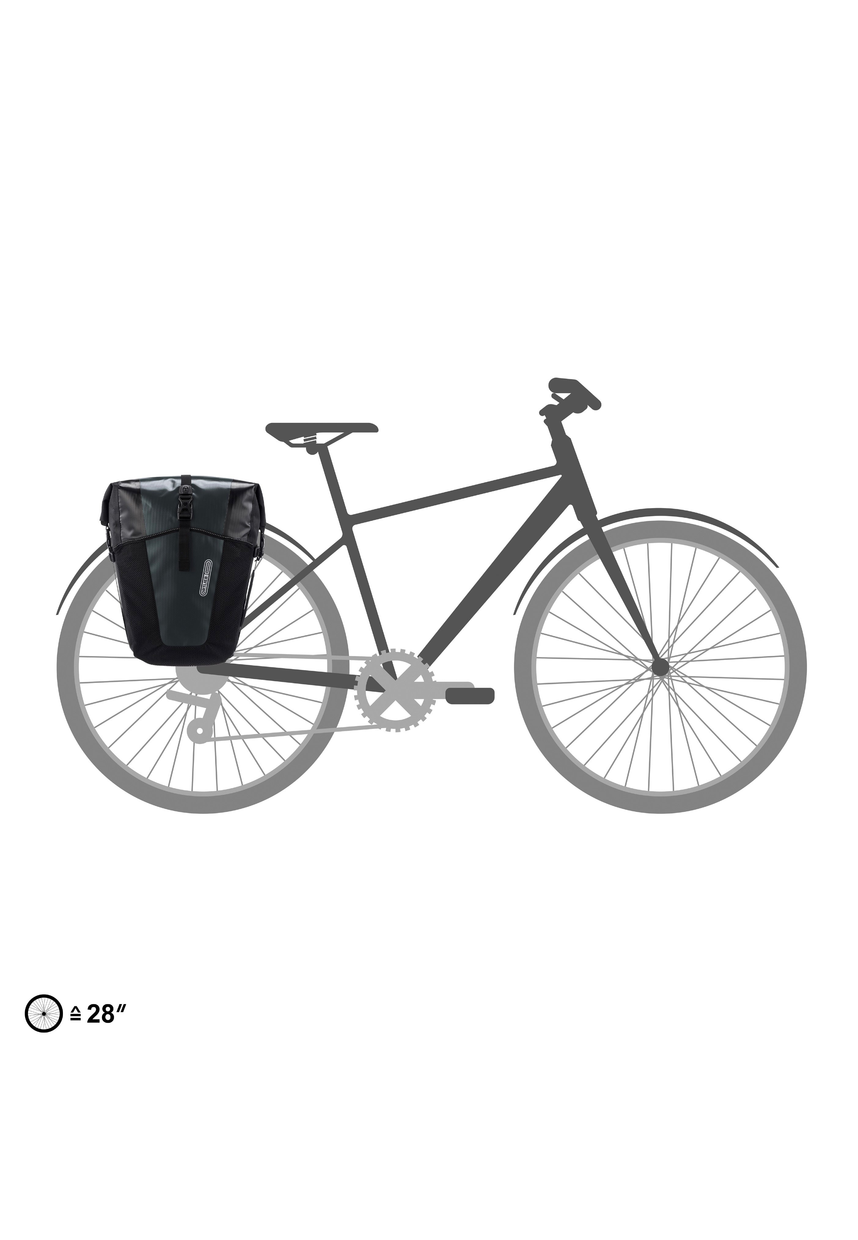 ORTLIEB Back-Roller XL QL2.2 Paar Asphalt/Black Fahrradtasche