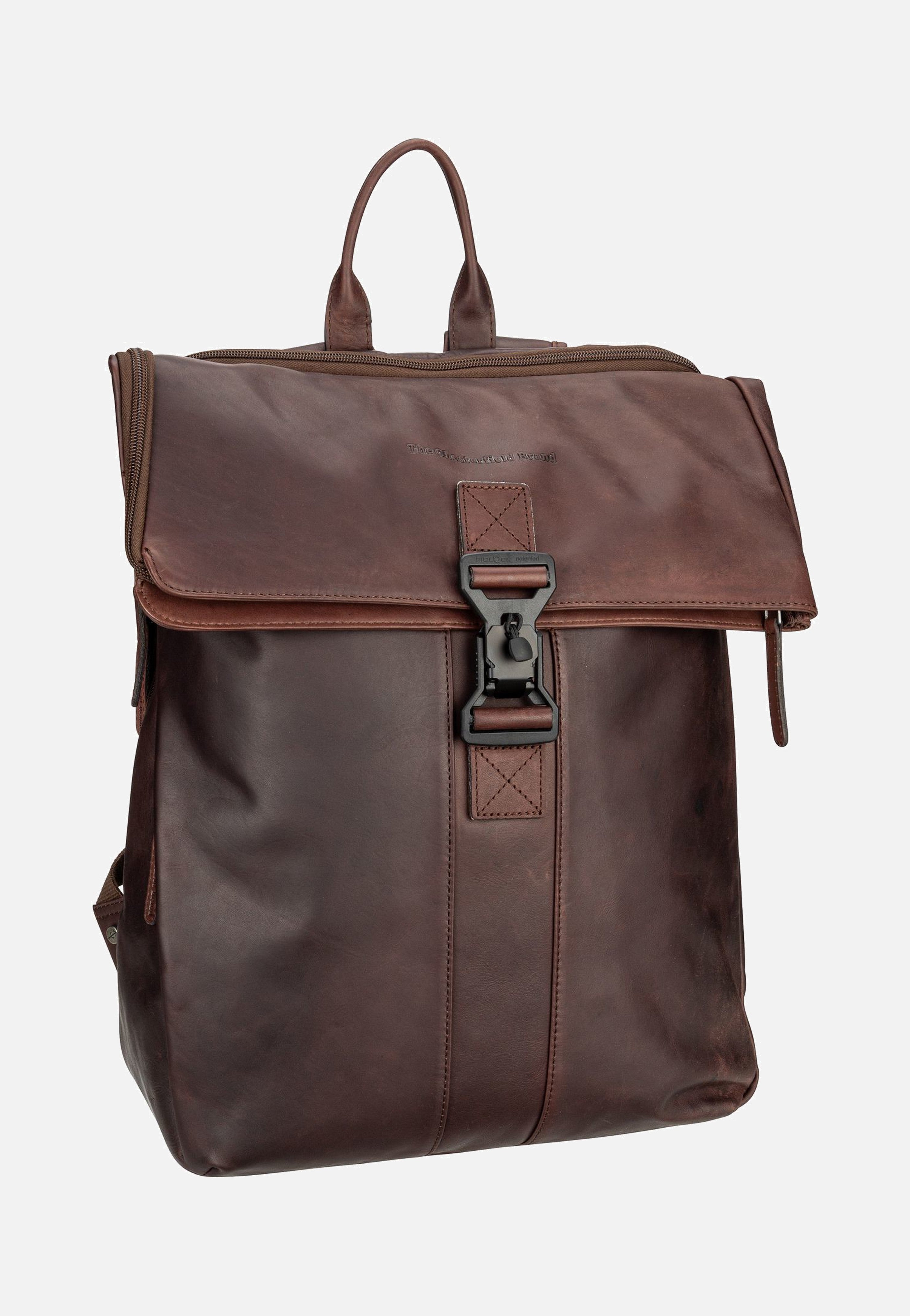 The Chesterfield Brand Savona 0322 Brown Rolltop Rucksack