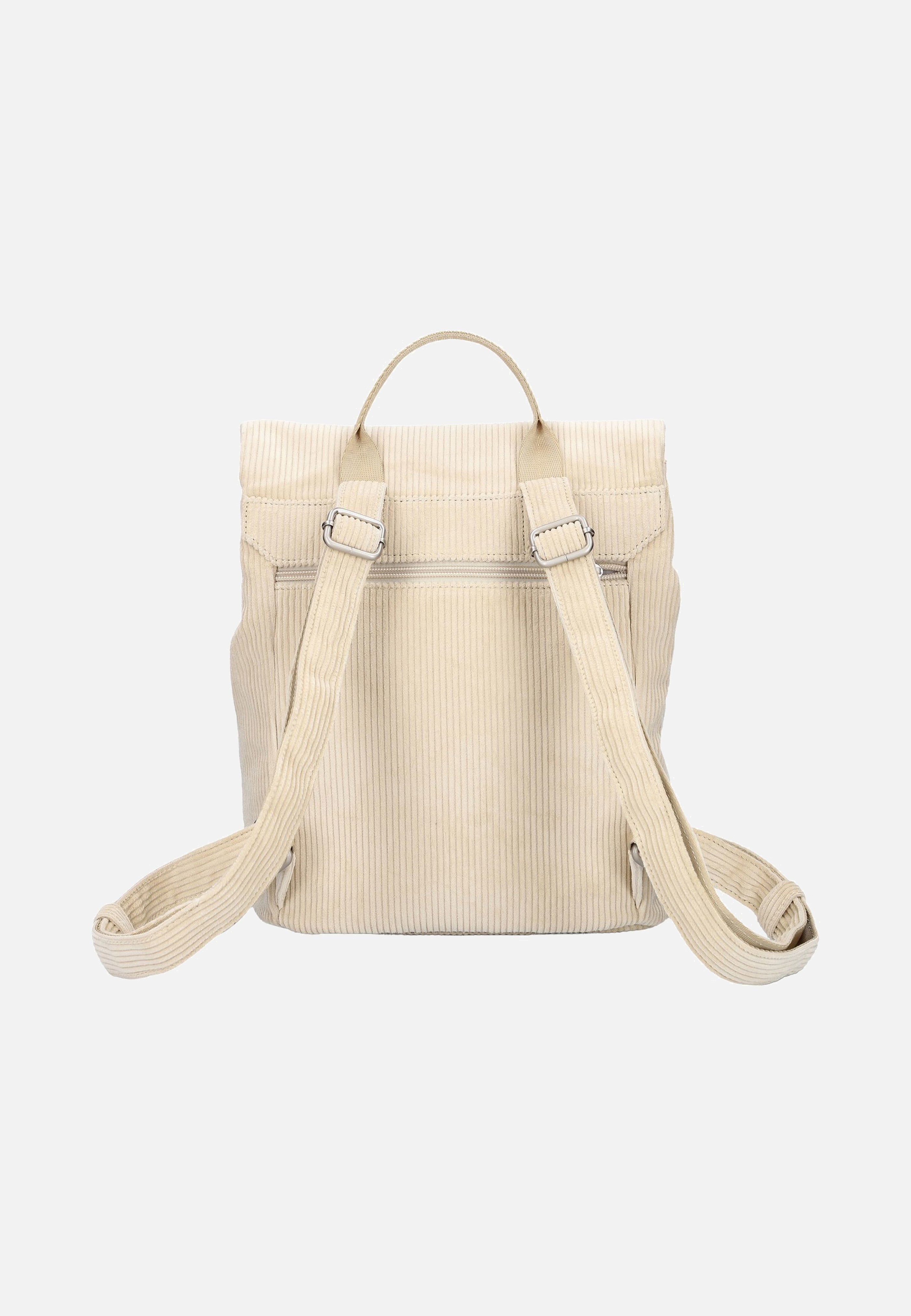 zwei Mademoiselle MR8 Cord/Creme Rucksack
