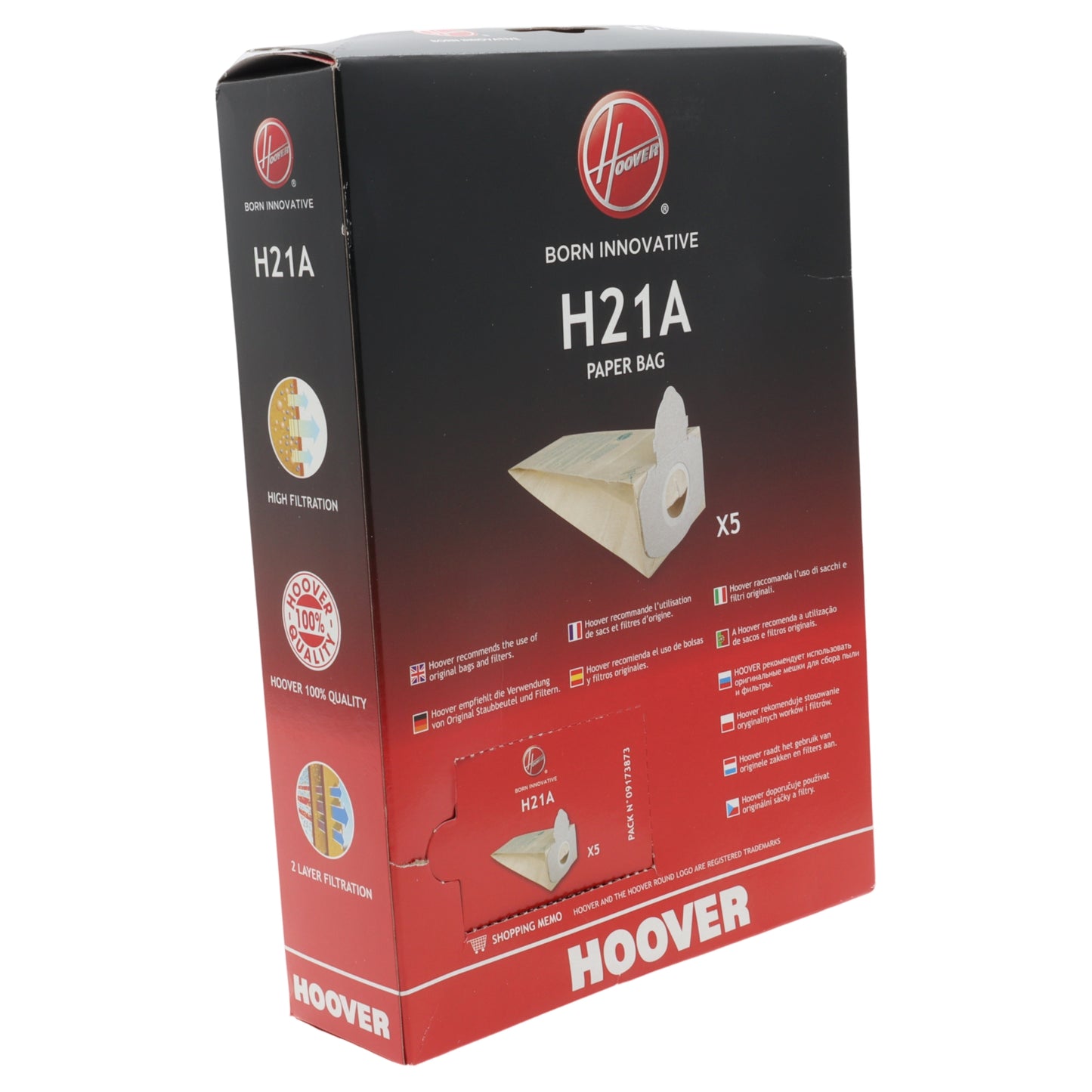 Hoover kit 5x sacchi polvere carta scopa aspirapolvere Acenta SCS3 SCS4 SCSB