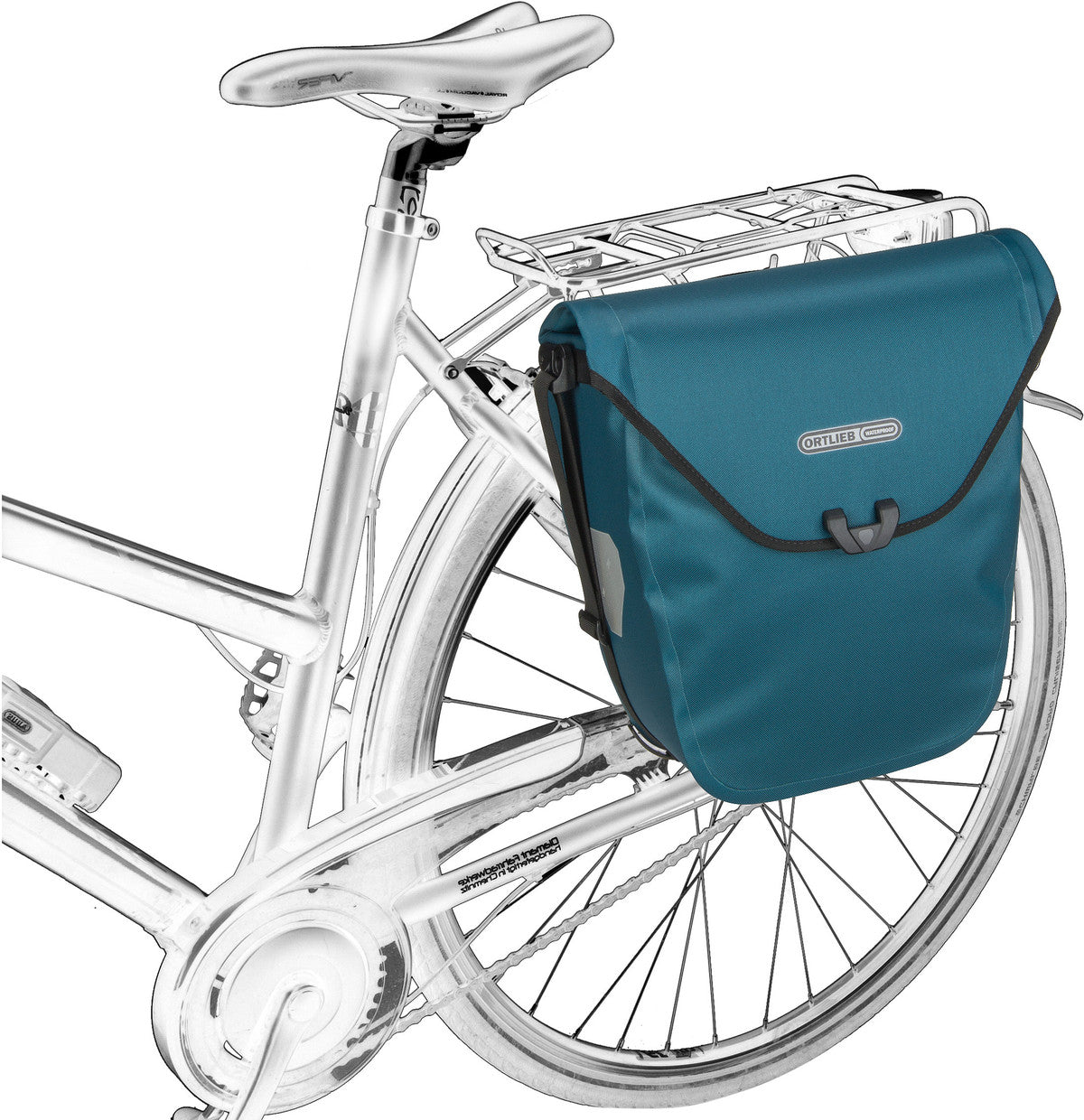 ORTLIEB Velo-Shopper QL2.1 Schwarz Fahrradtasche – Silhouettenansicht