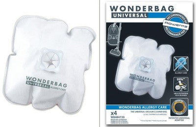 Sacchi in microfibra universali Wonderbag Allergy Care per aspirapolvere Rowenta Tefal