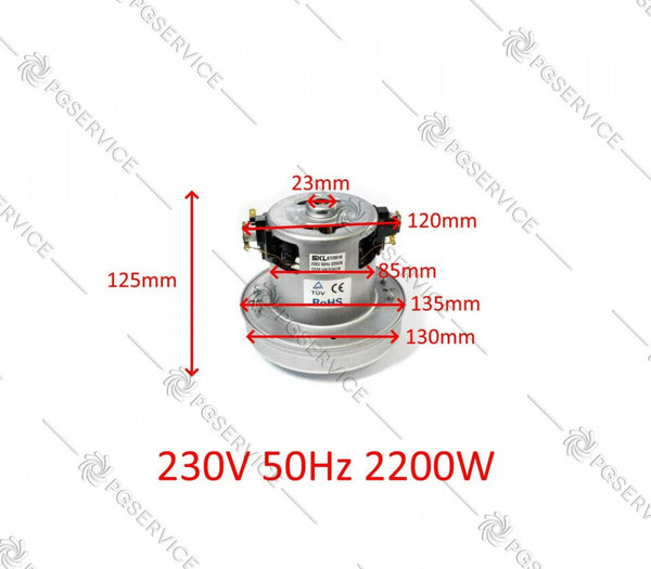 SKL motore 2200W 230V aspirapolvere come DOMEL 462.3.652 per Rowenta