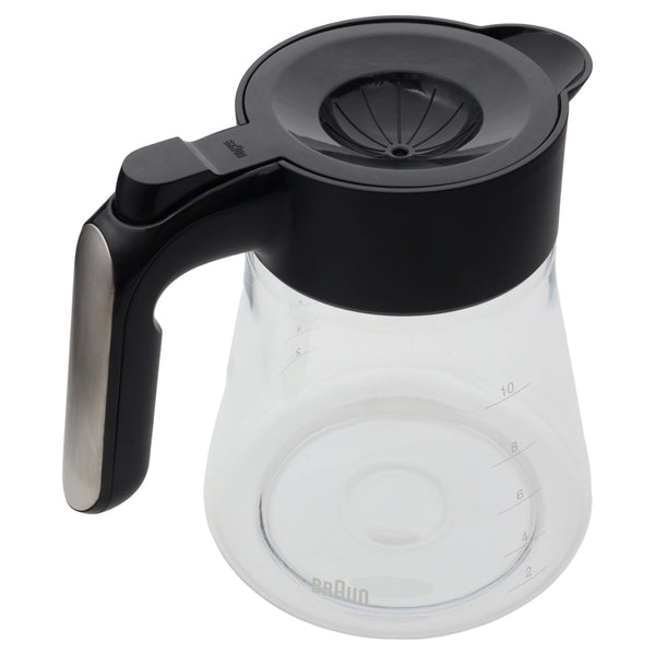 Braun caraffa vetro coperchio 10 tazze macchina caffè MultiServe KF901 KF9150