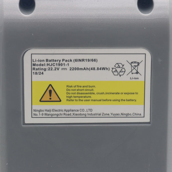 Ariete batteria HJC1901-1 22.2V scopa aspirapolvere 22V Digital 2756 NOTE!