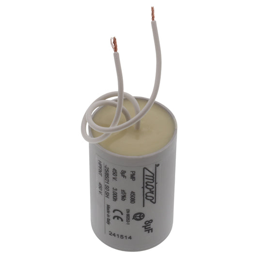 Essedue condensatore PMP 45080 8uF 450V 56mm affettatrice 195 220 250 300 350