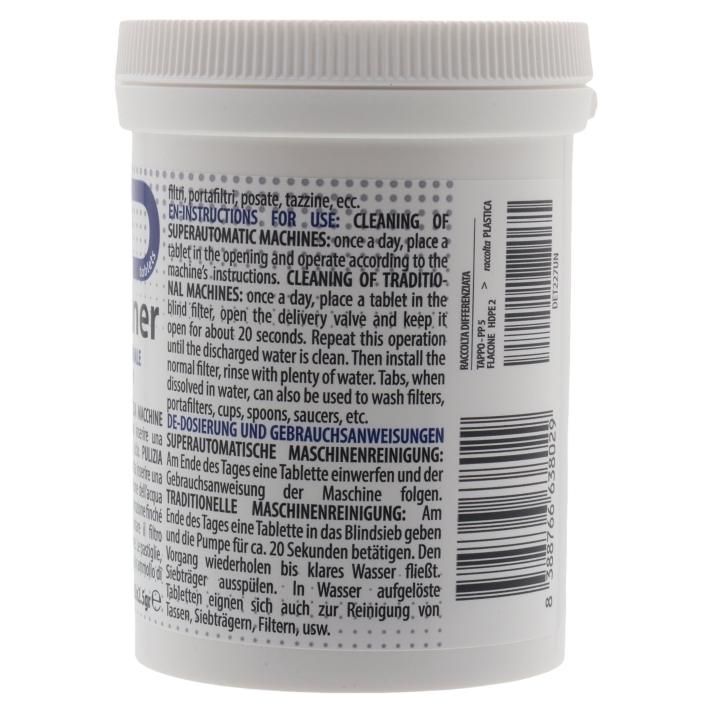 SKL 60x pastiglie capsule detergenti 2.5g macchina caffè universali rimuove residui oli grassi