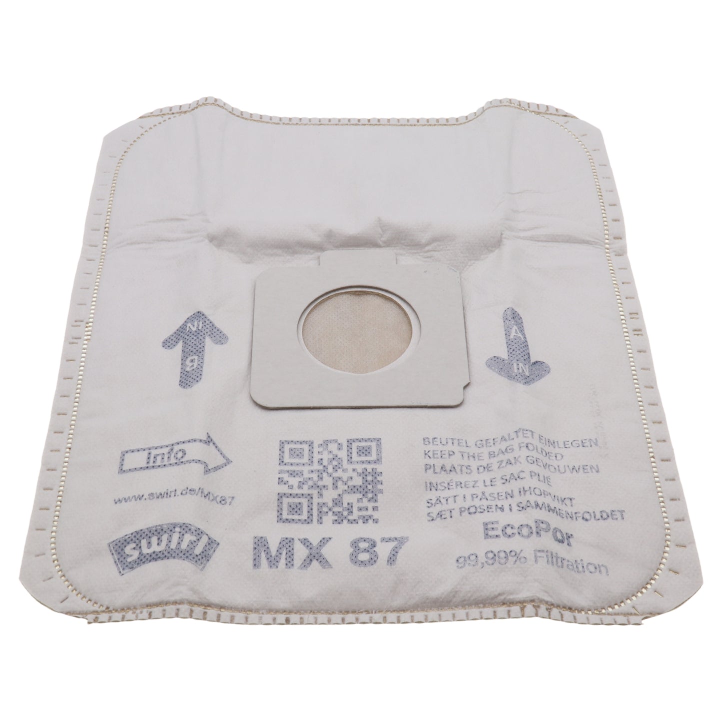 Swirl MX87 5x sacchi microfibra polvere per aspirapolvere Moulinex Boost Economy Compact Turbo