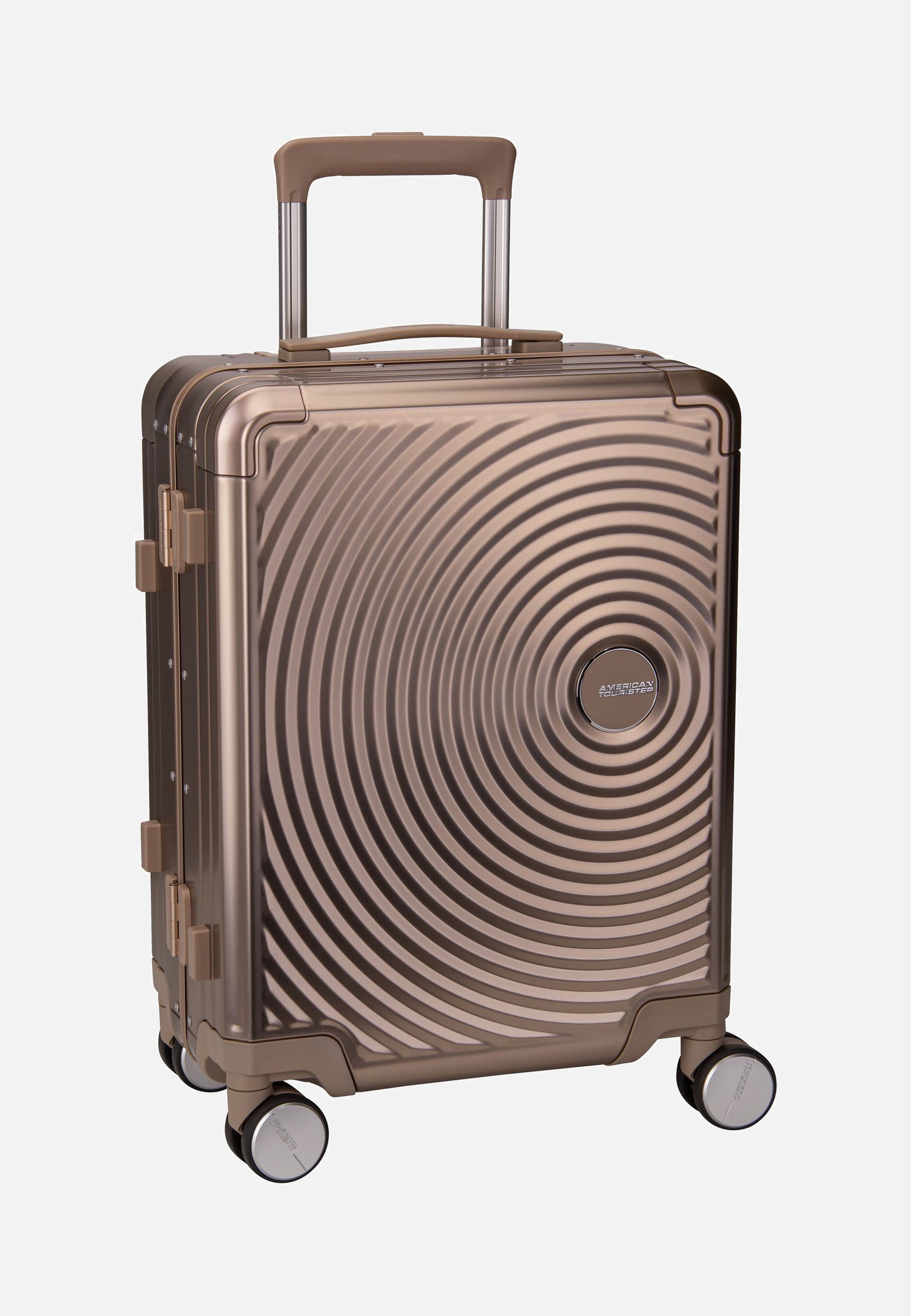 American Tourister Soundbox Alu Spinner 55 Bronze Koffer