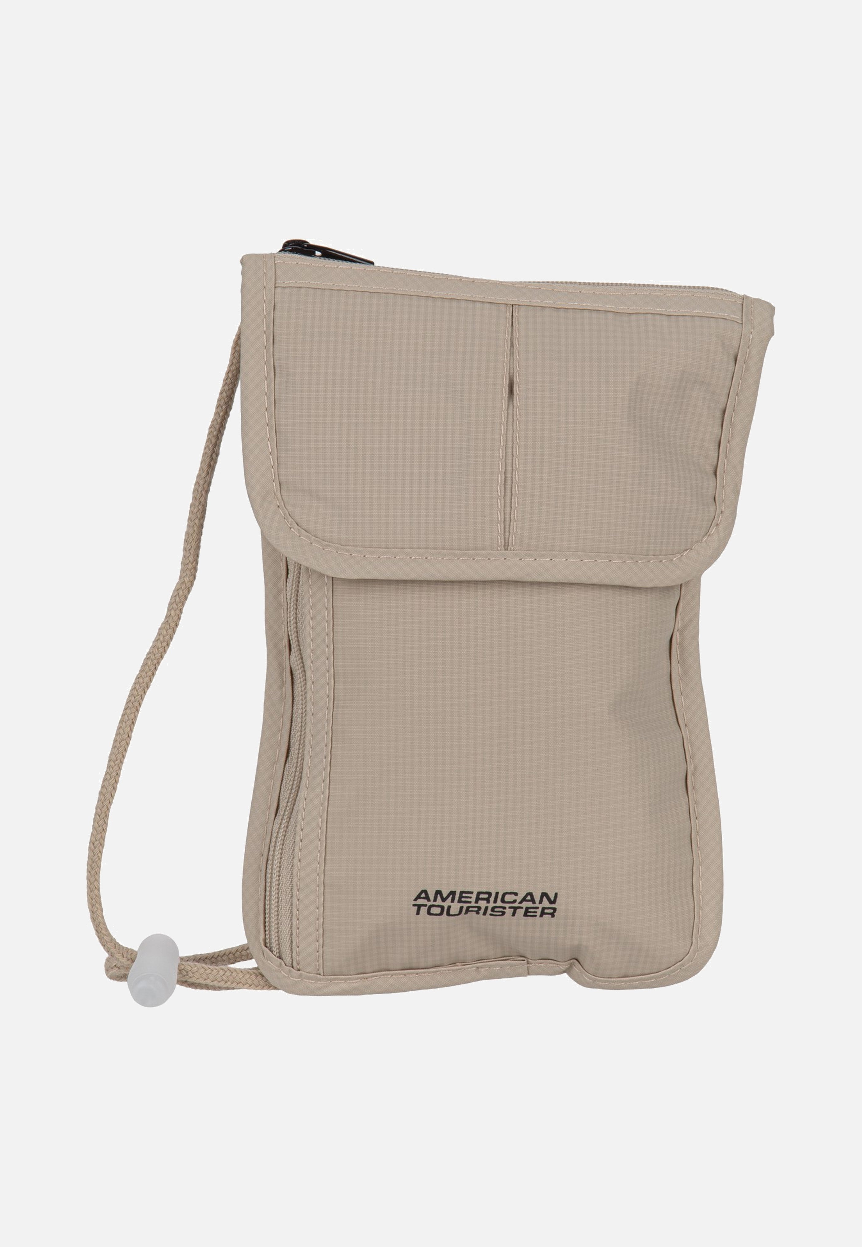 American Tourister RFID Security Neck Pouch Sand Accessories