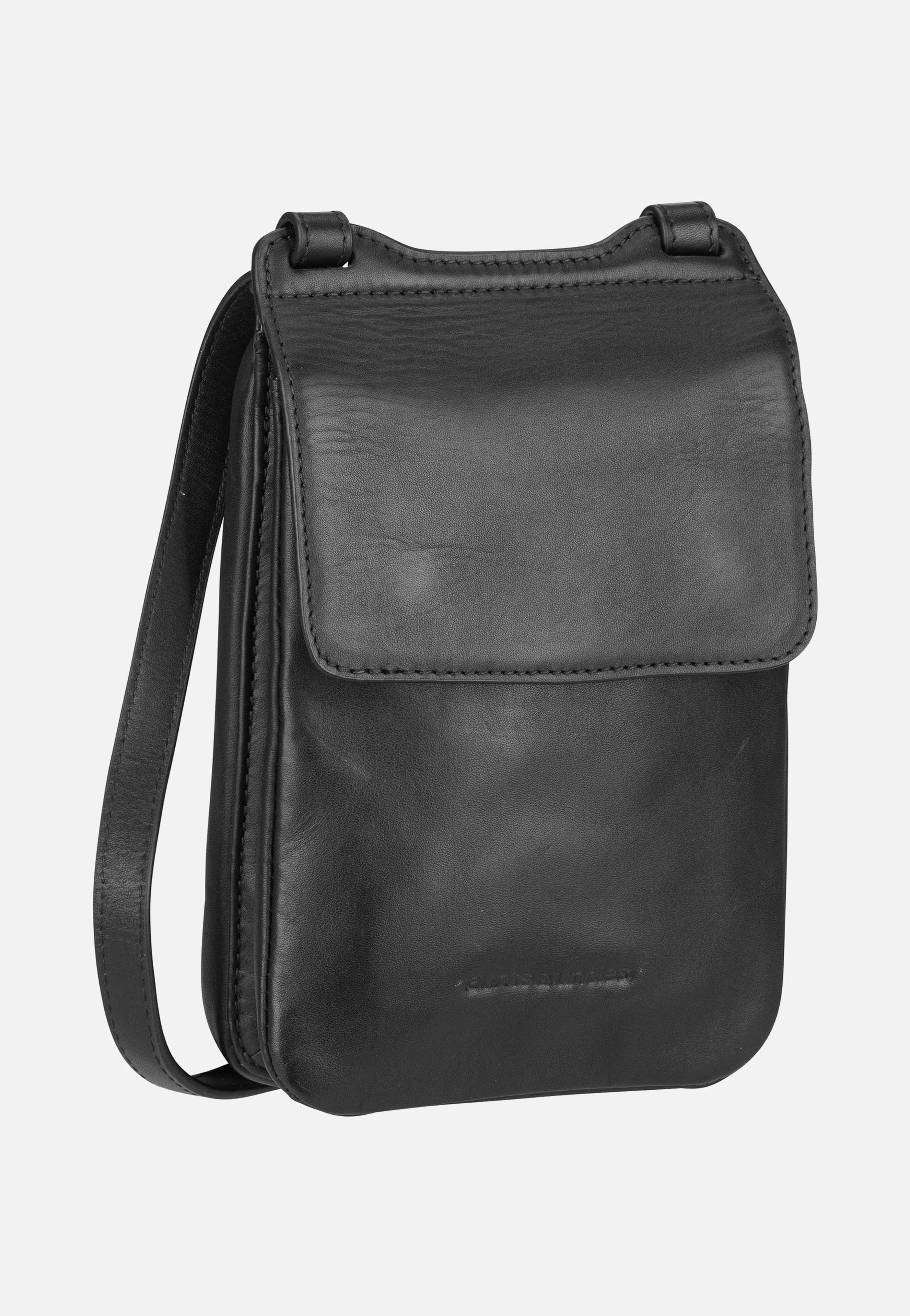 aunts & uncles Tulip Jet Black Handytasche