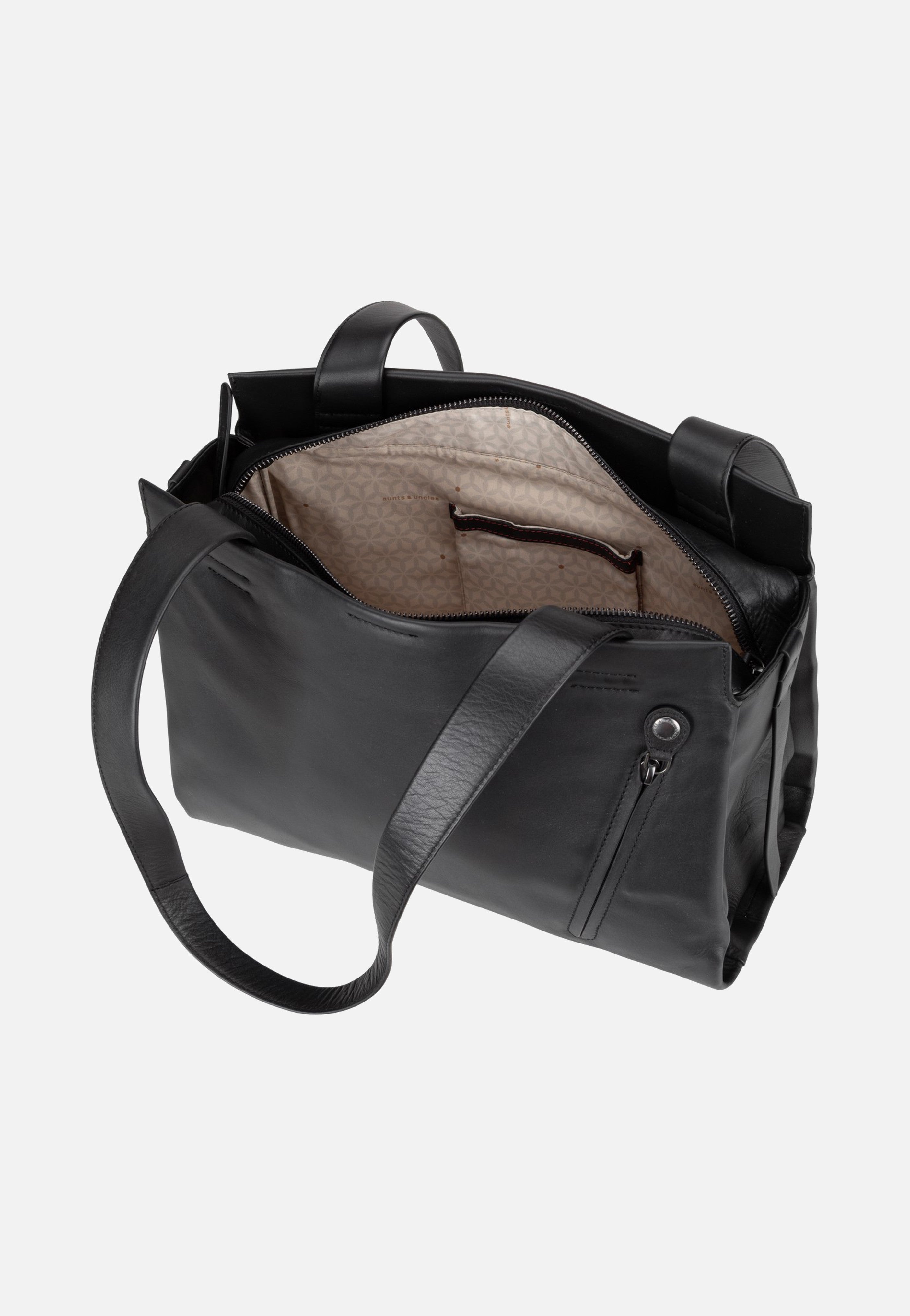 aunts & uncles Dawn Jet Black Shopper