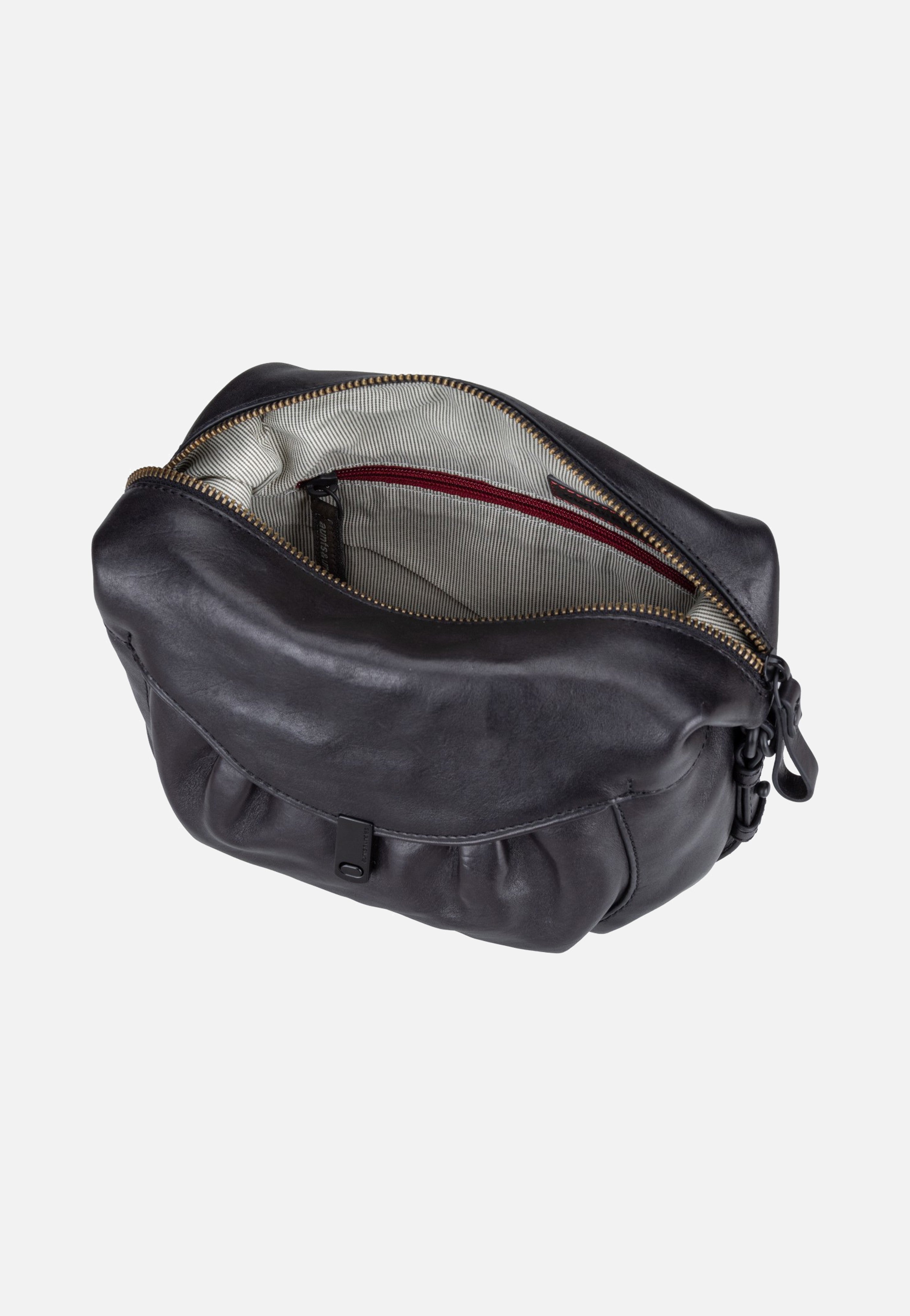 aunts & uncles Mrs. Cannoli Black Smoke Crossbody Bag