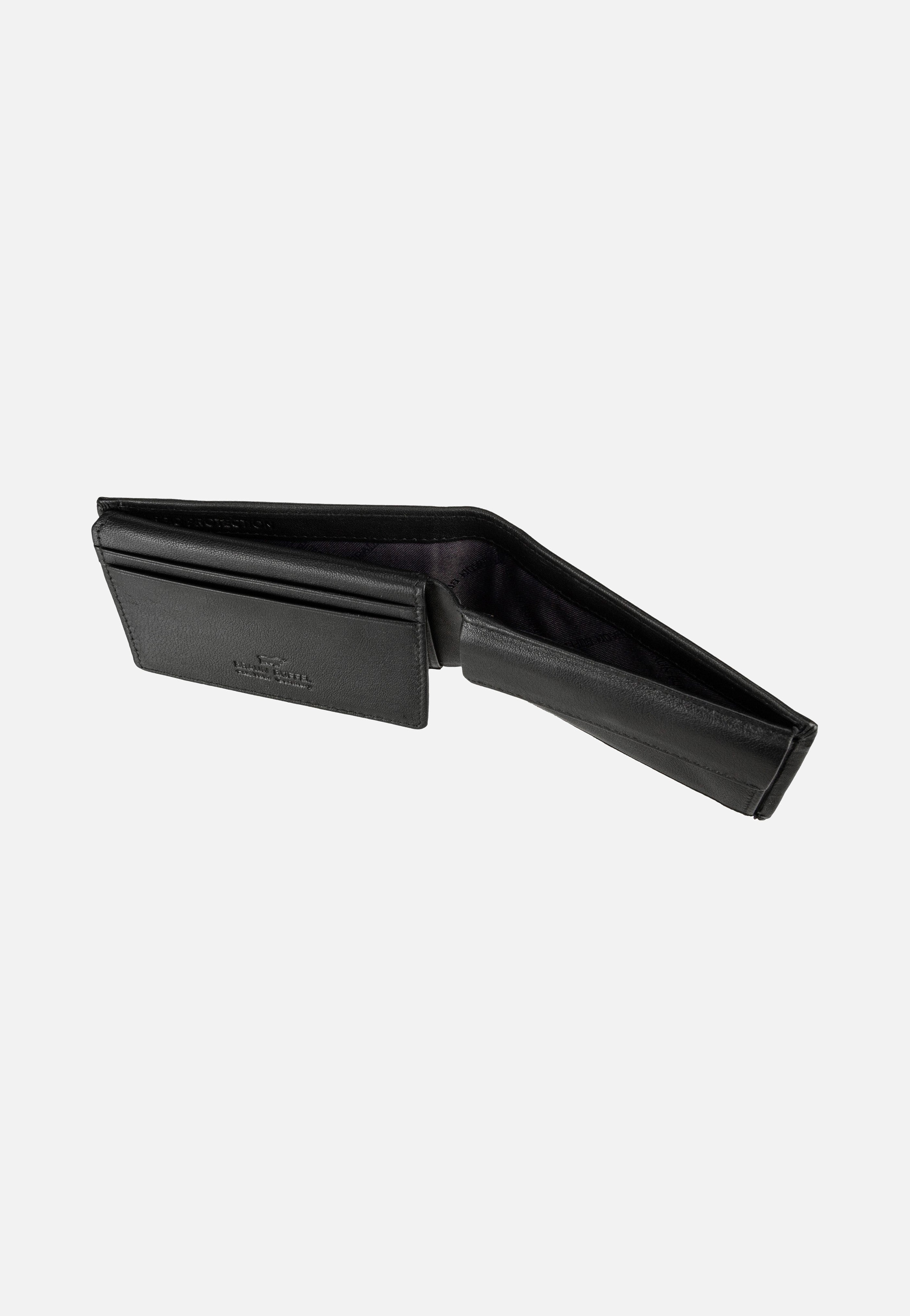 Braun Büffel Hannes Coin Wallet S 4Cs Schwarz Portemonnaie