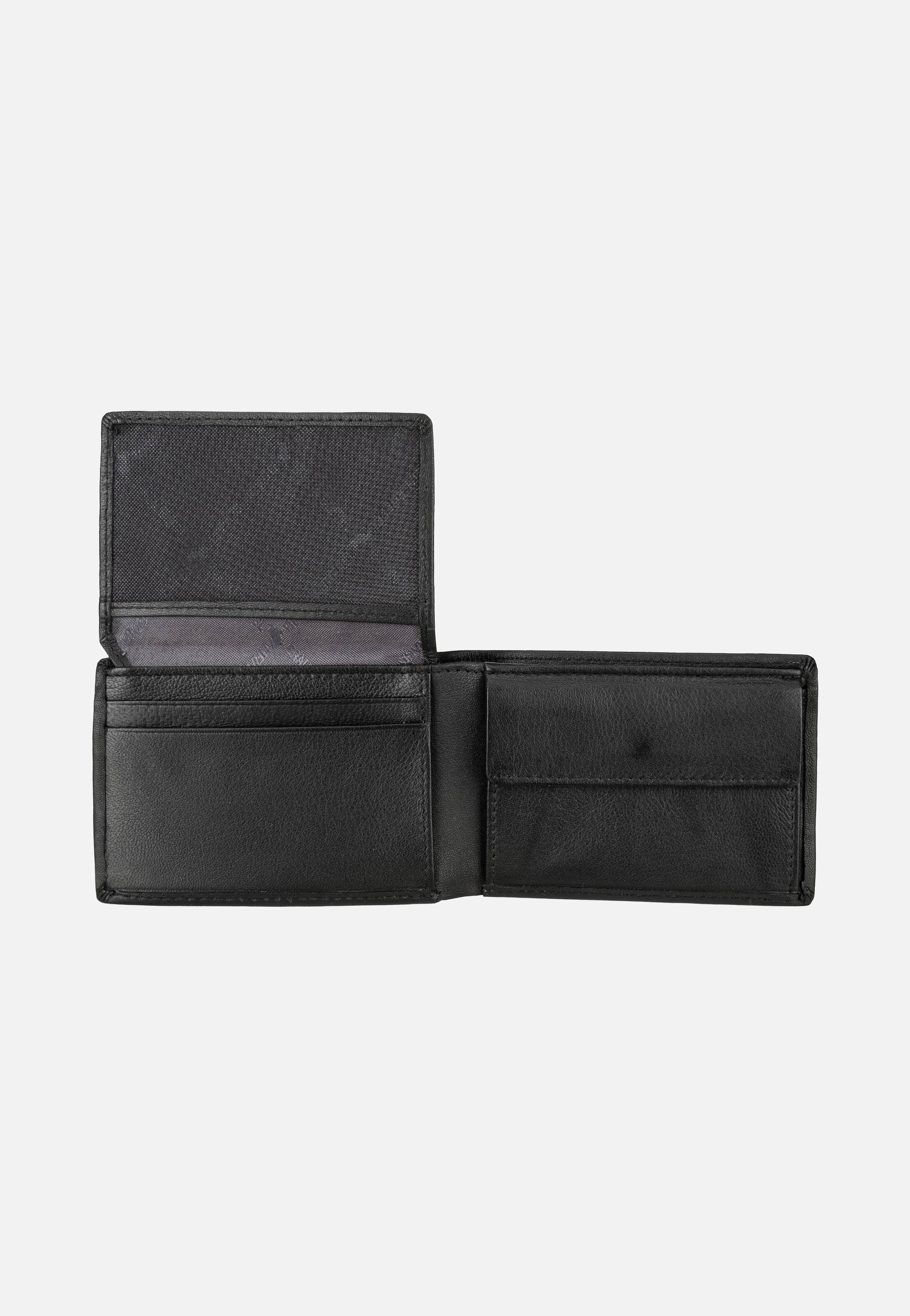 Braun Büffel Hannes Coin Wallet S 4Cs Schwarz Portemonnaie