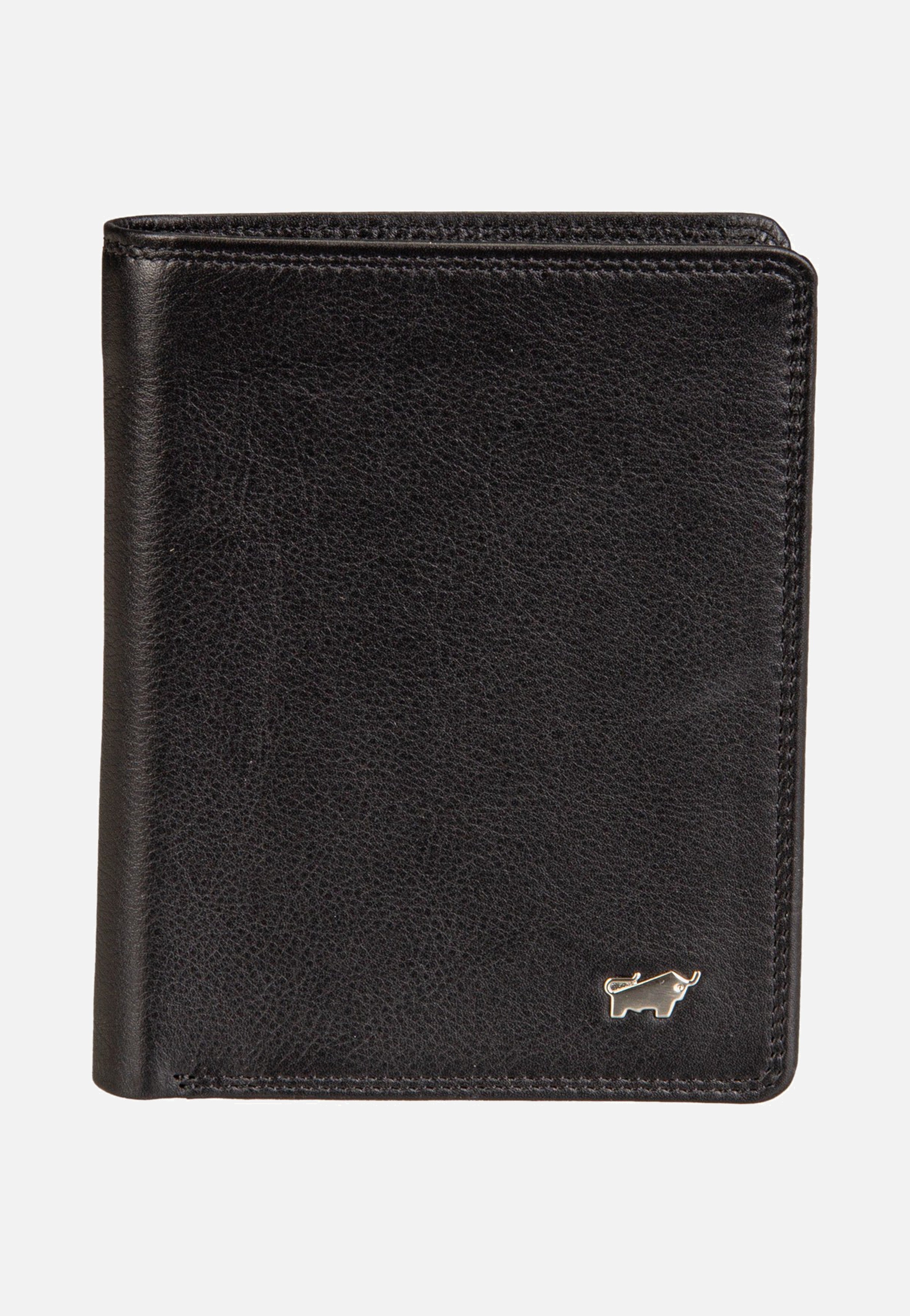 Braun Büffel Golf RFID Coin Wallet H 8Cs Black Portemonnaie