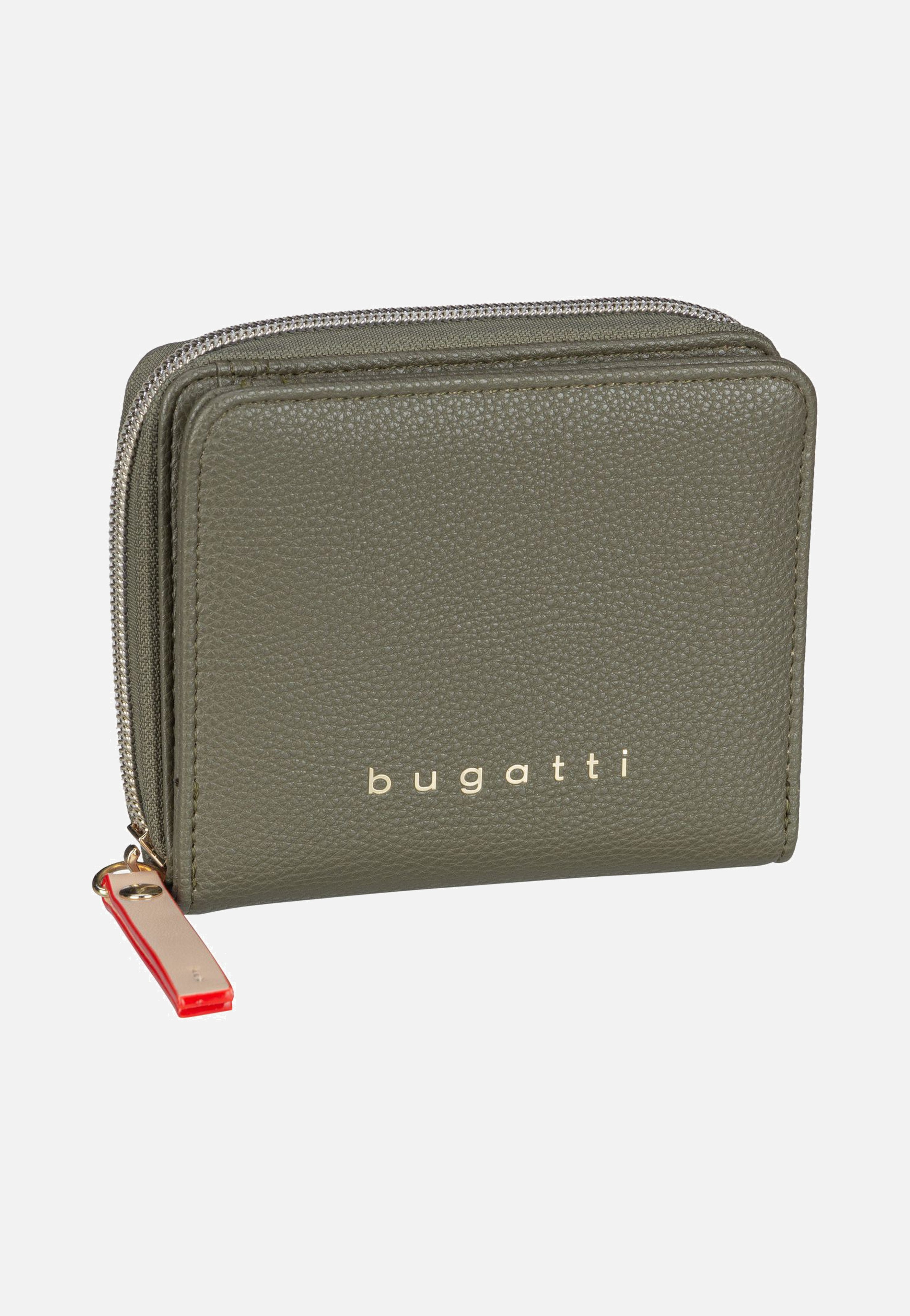 Bugatti Ella Zipped Ladies Purse Olive Portemonnaie