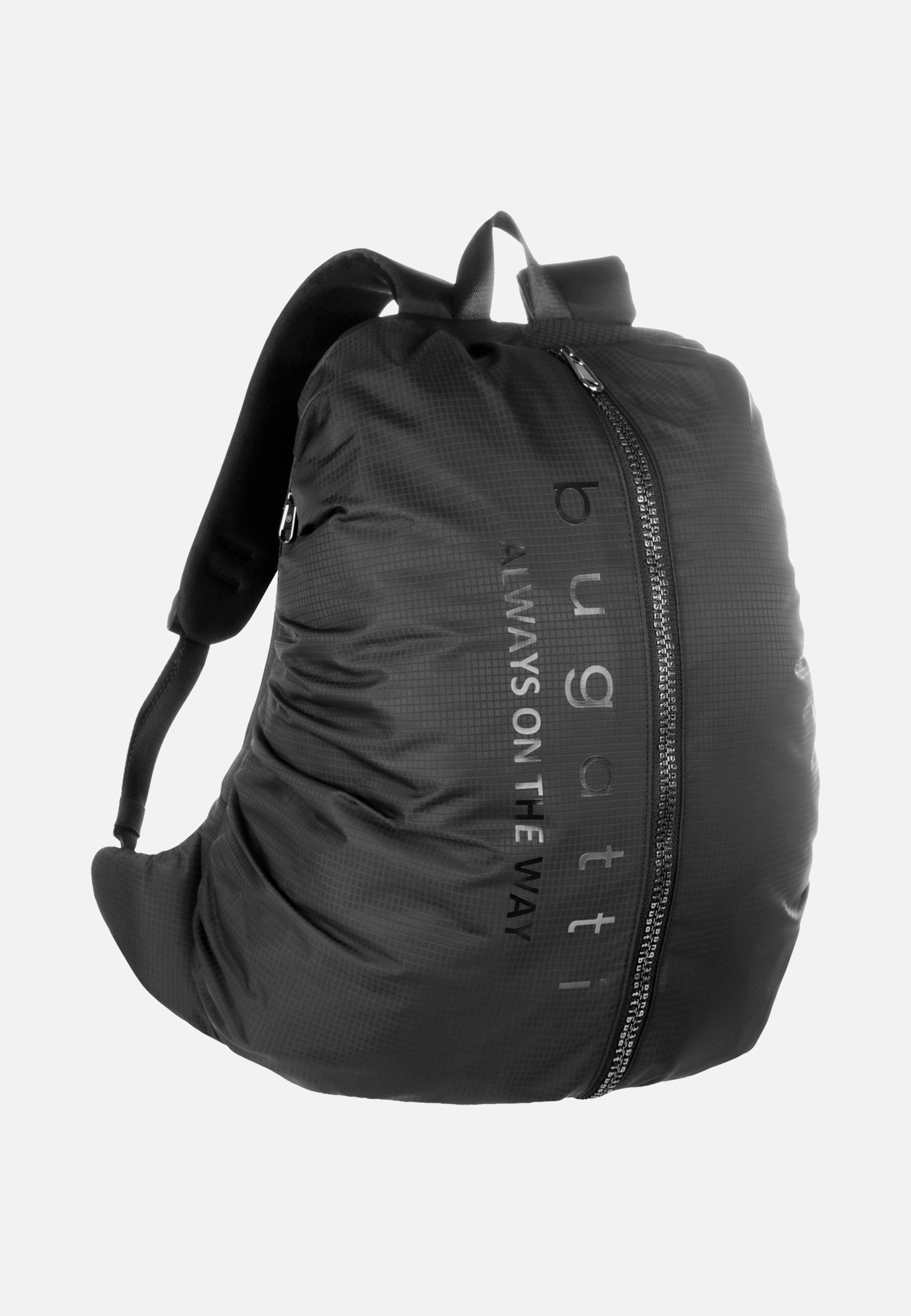 Bugatti Letter's  Backpack Black Rucksack
