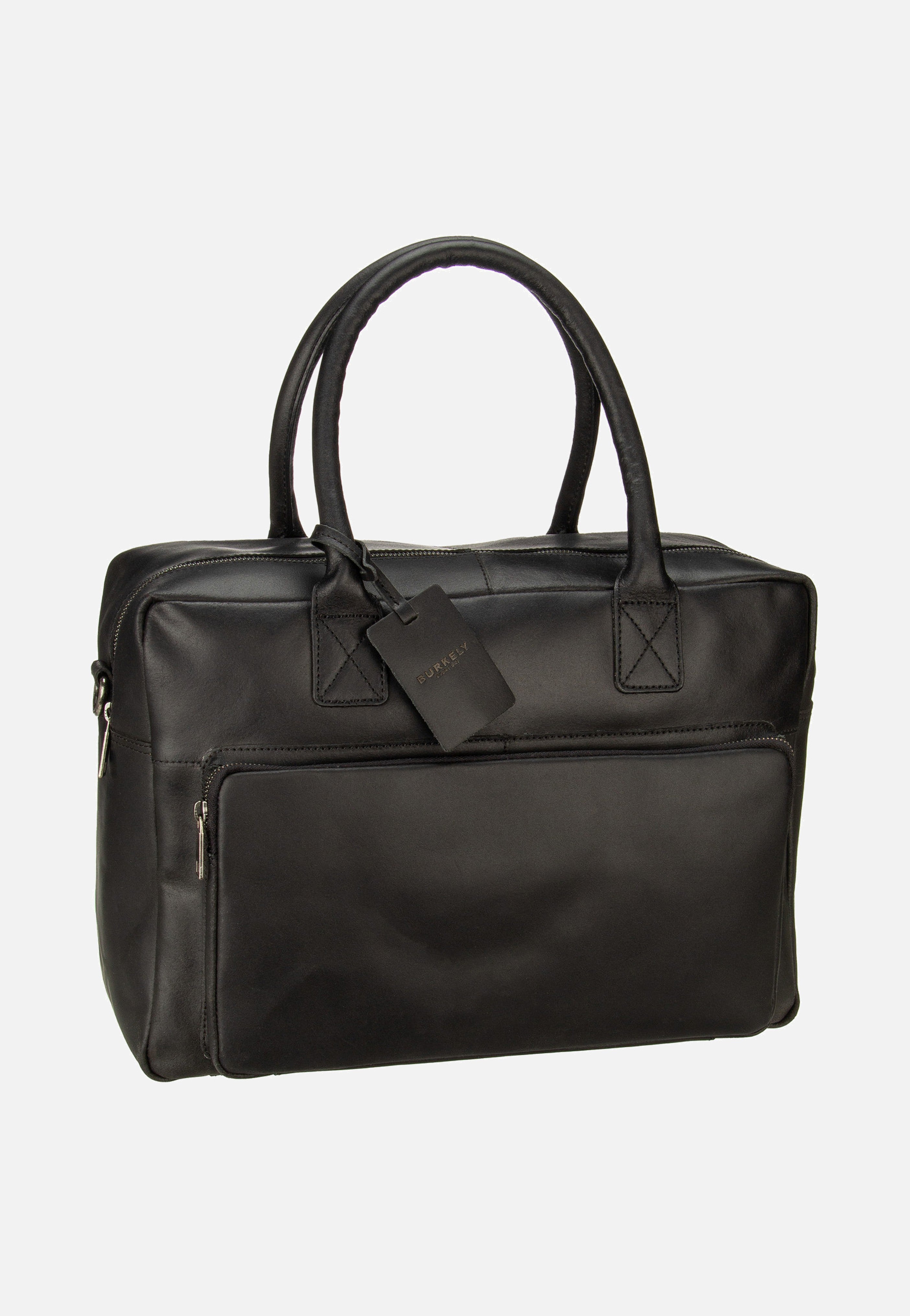 Burkely Vintage Mitch Worker 14' Black Aktentasche