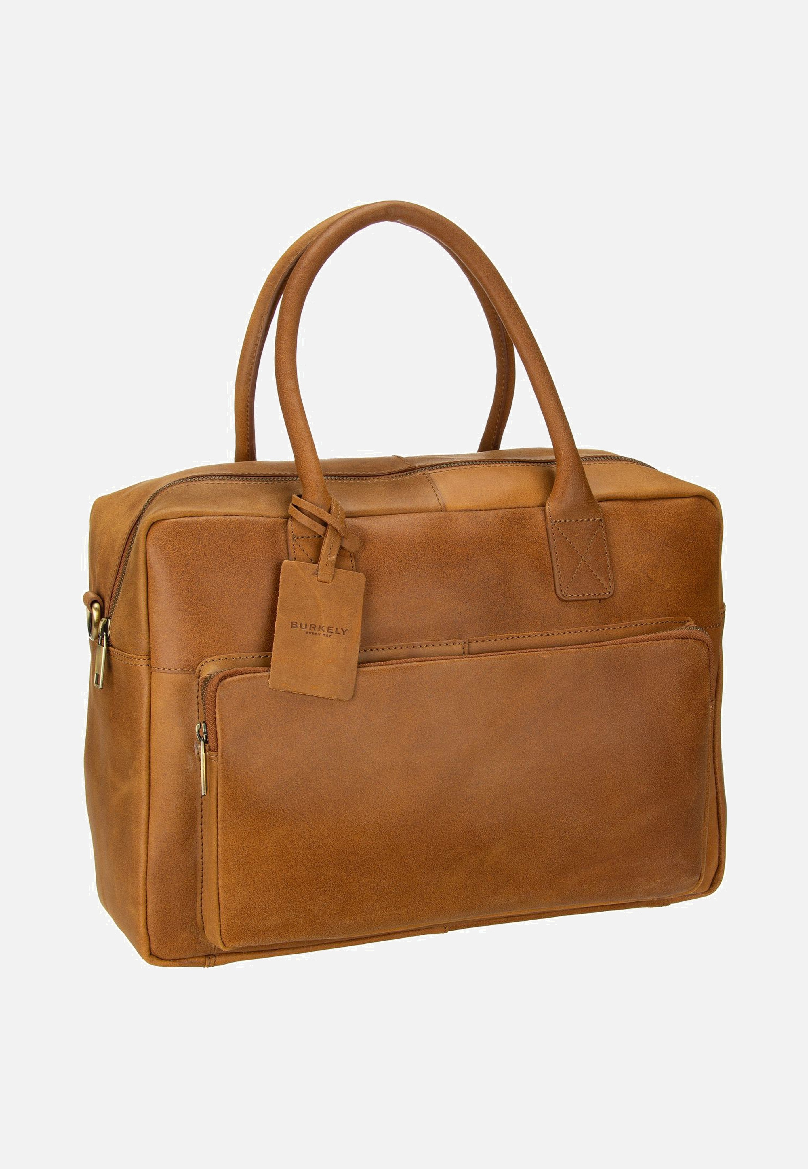 Burkely Vintage Mitch Worker 14' Cognac Aktentasche