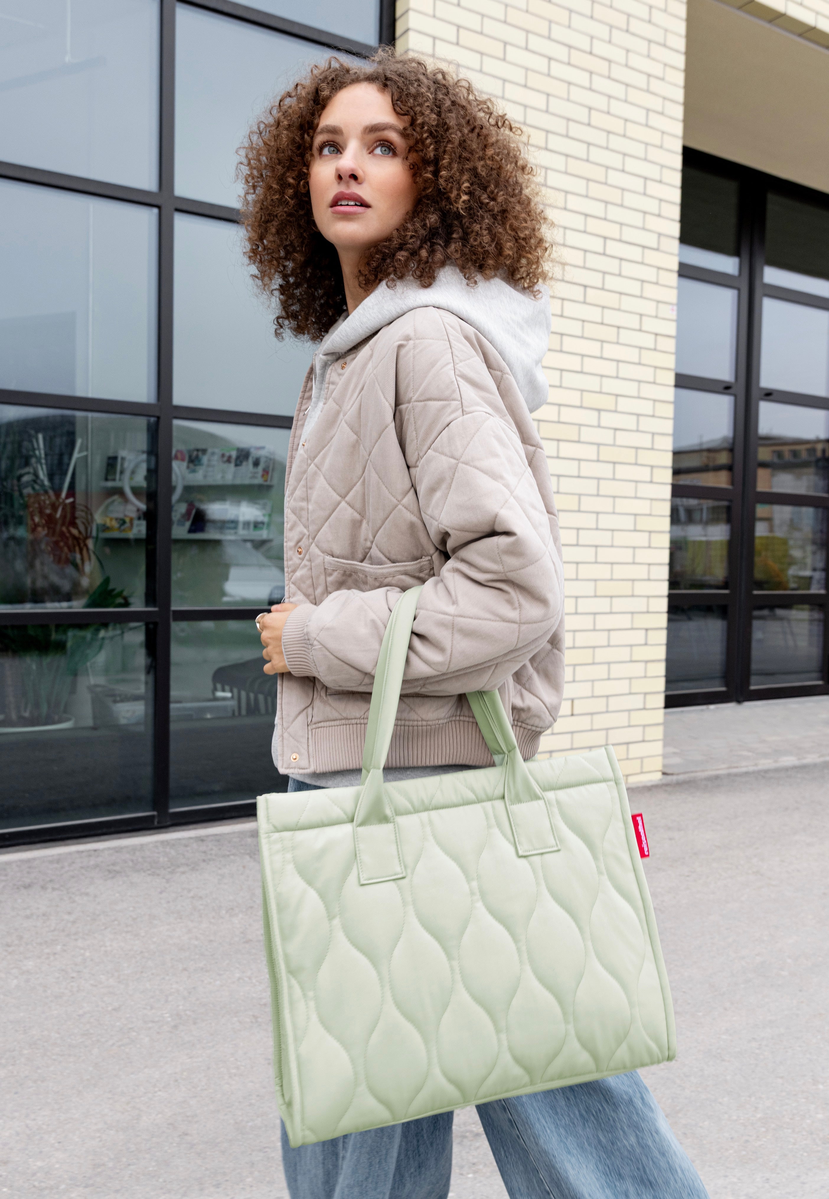 reisenthel Daily Shopper Puffer Iced Matcha Shopper