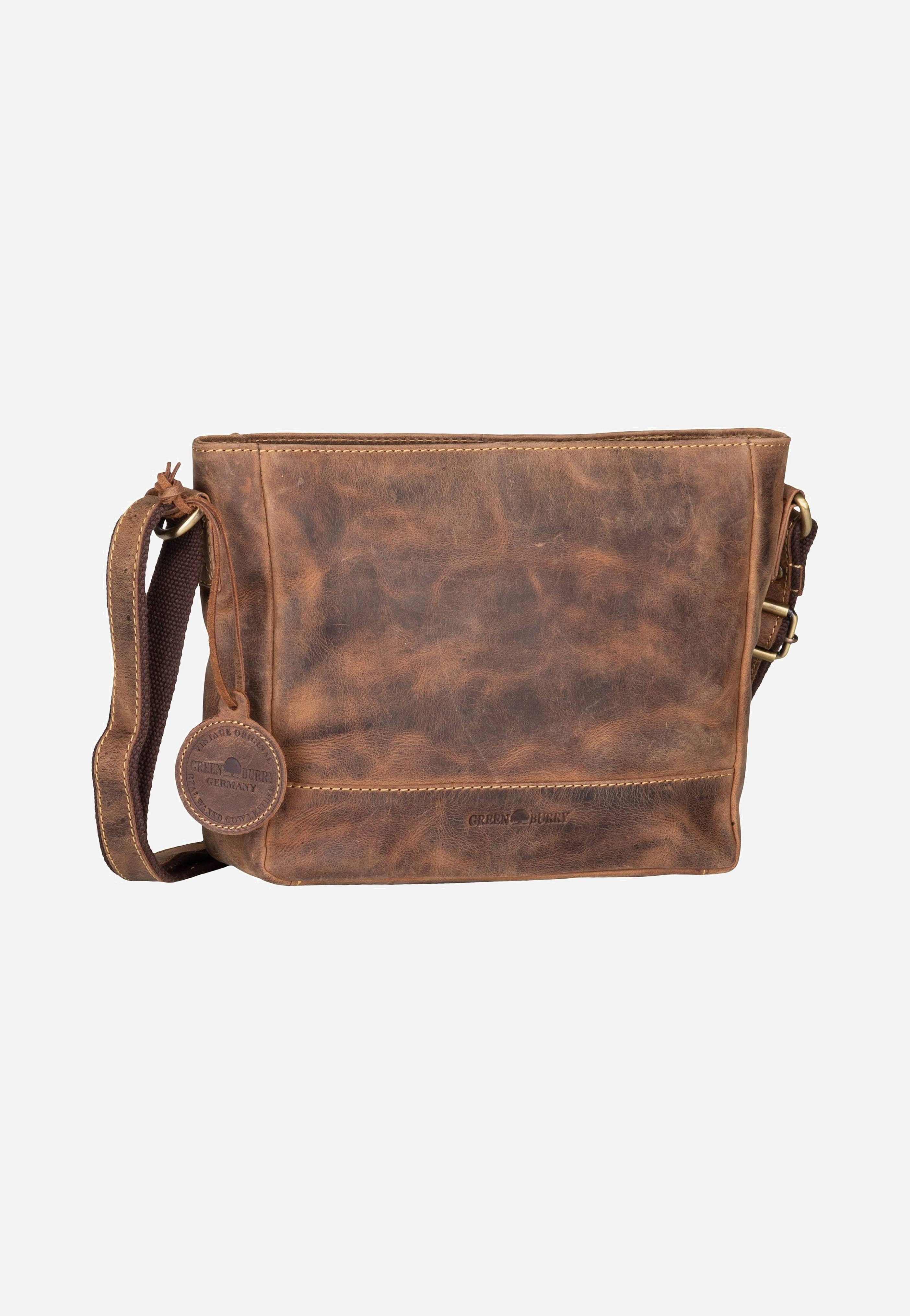 Greenburry Vintage 1532 Sattelbraun Umhängetasche