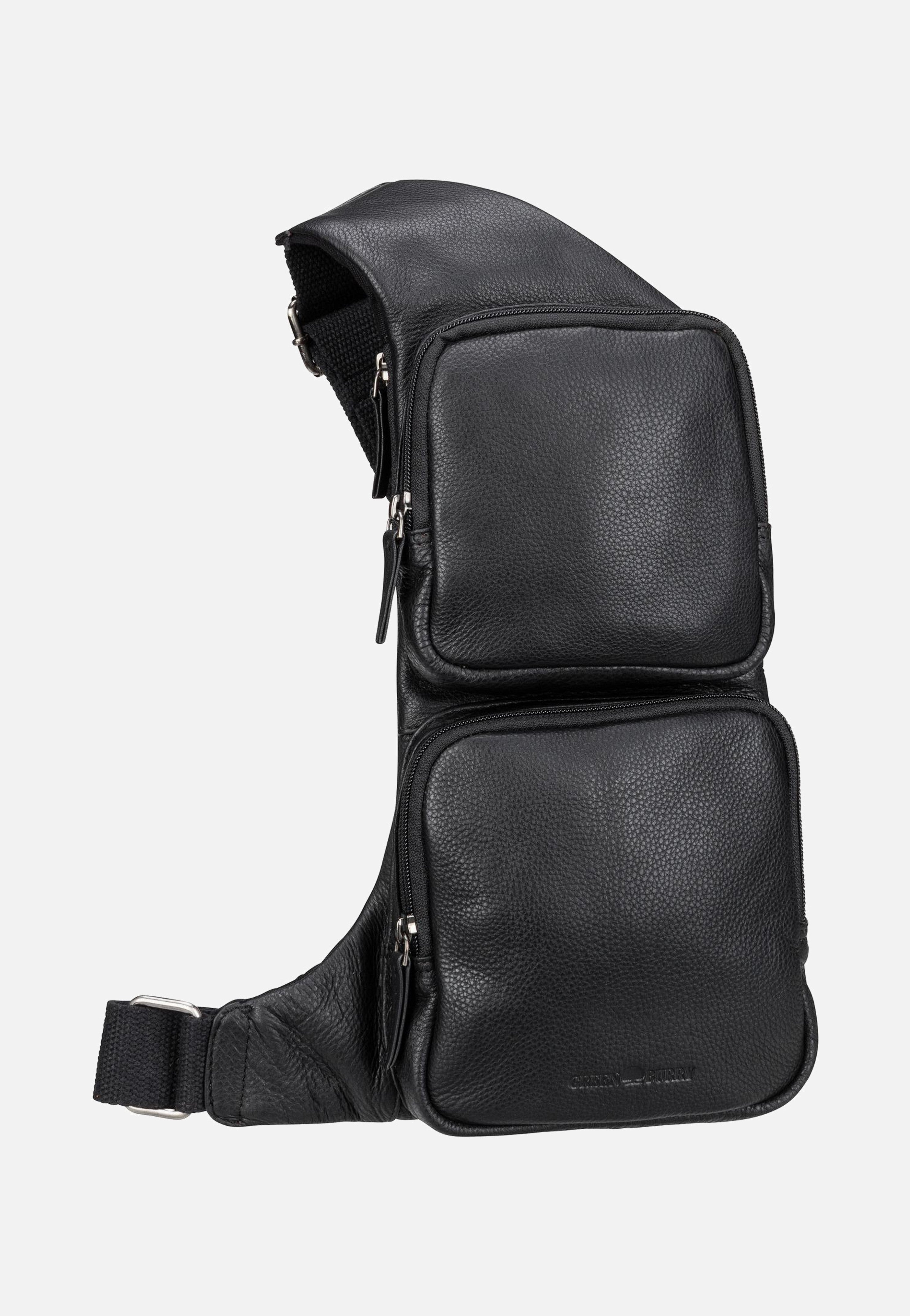 Greenburry Vintage 1543 Bodybag Schwarz Sling Bag