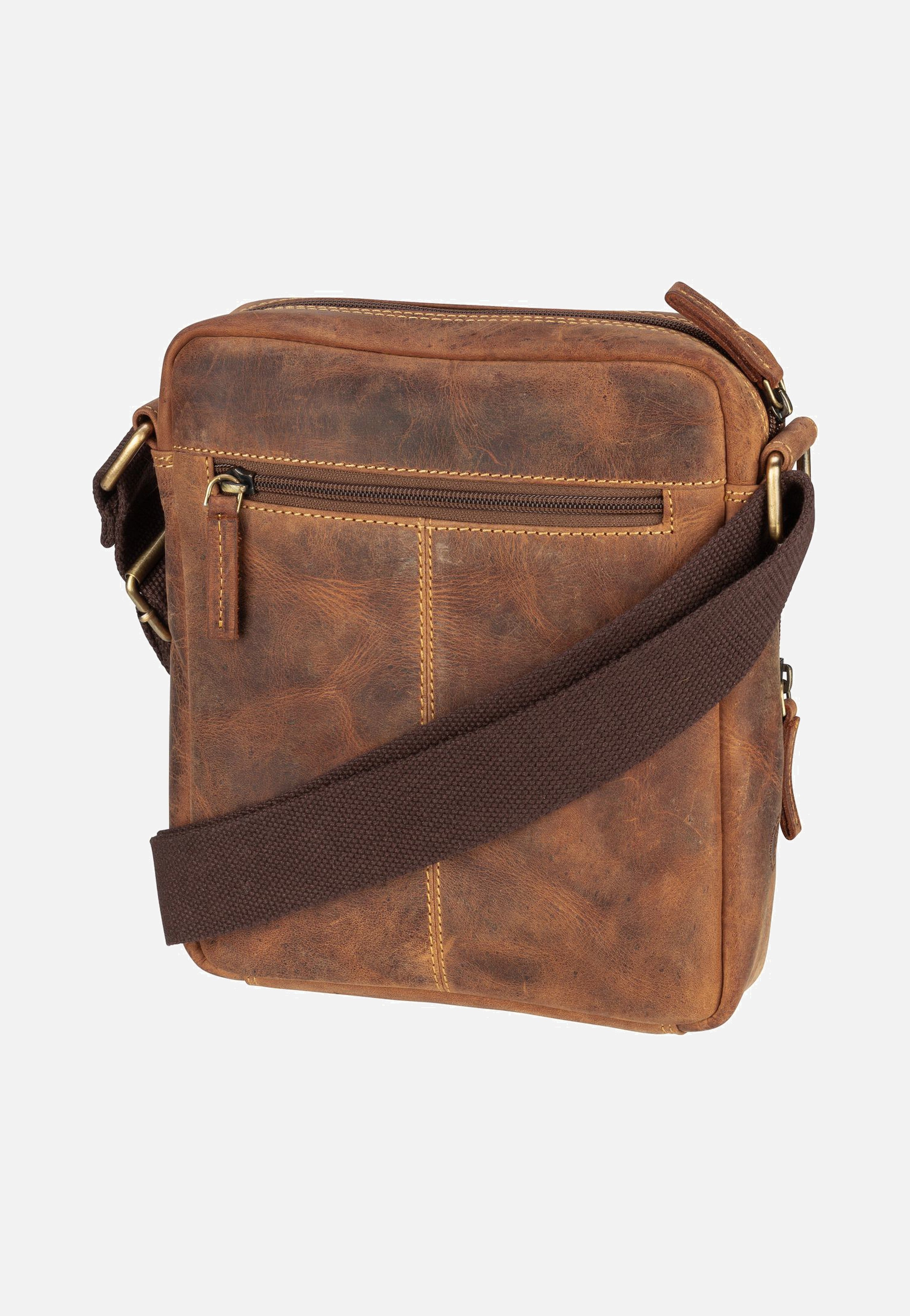 Greenburry Vintage 1554 Sattelbraun Umhängetasche