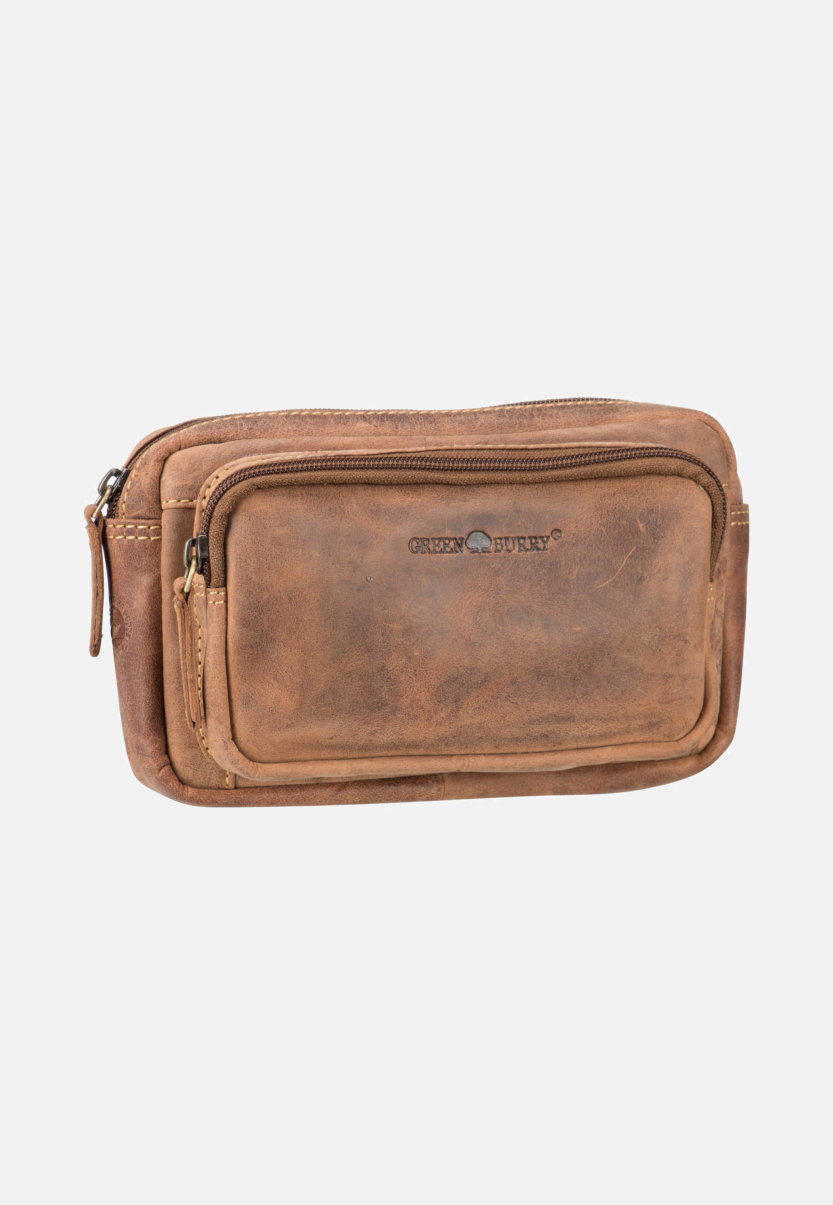 Greenburry Vintage 1743B Sattelbraun Bauchtasche