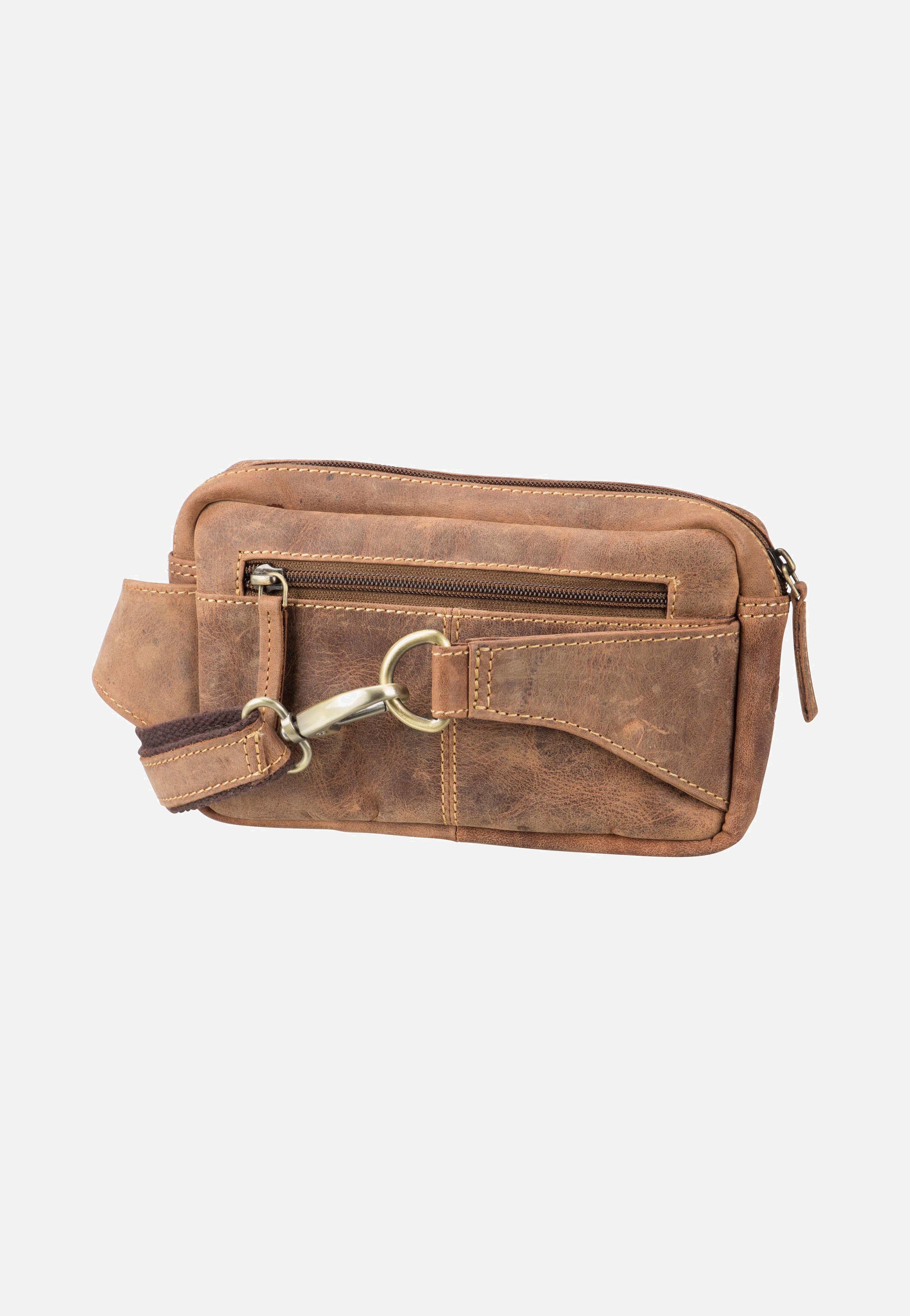 Greenburry Vintage 1743B Sattelbraun Bauchtasche