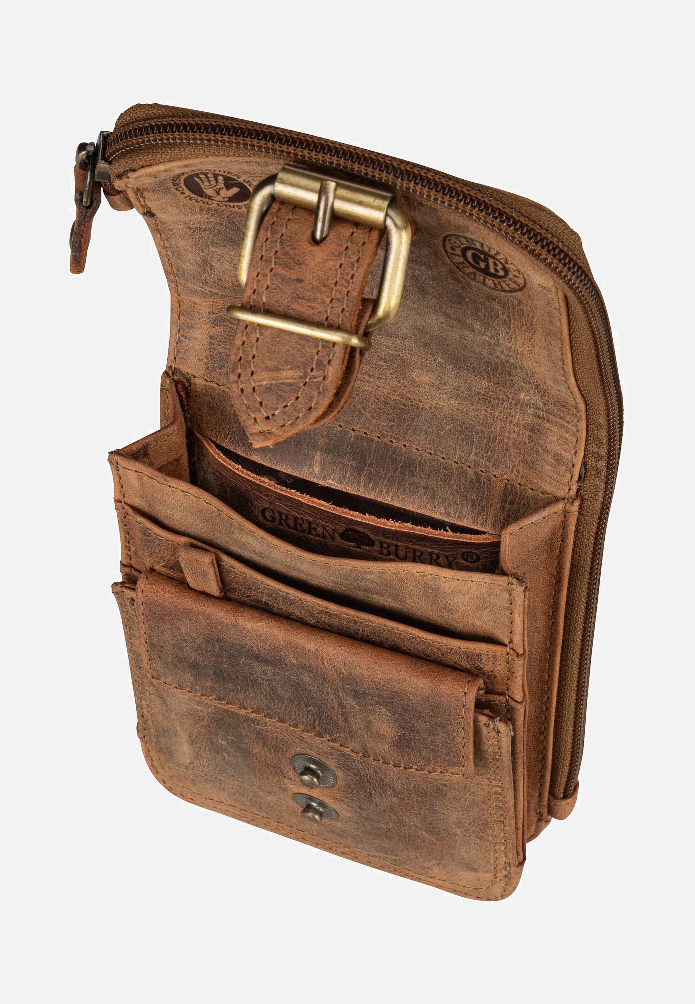 Greenburry Vintage 326 Sattelbraun Bauchtasche