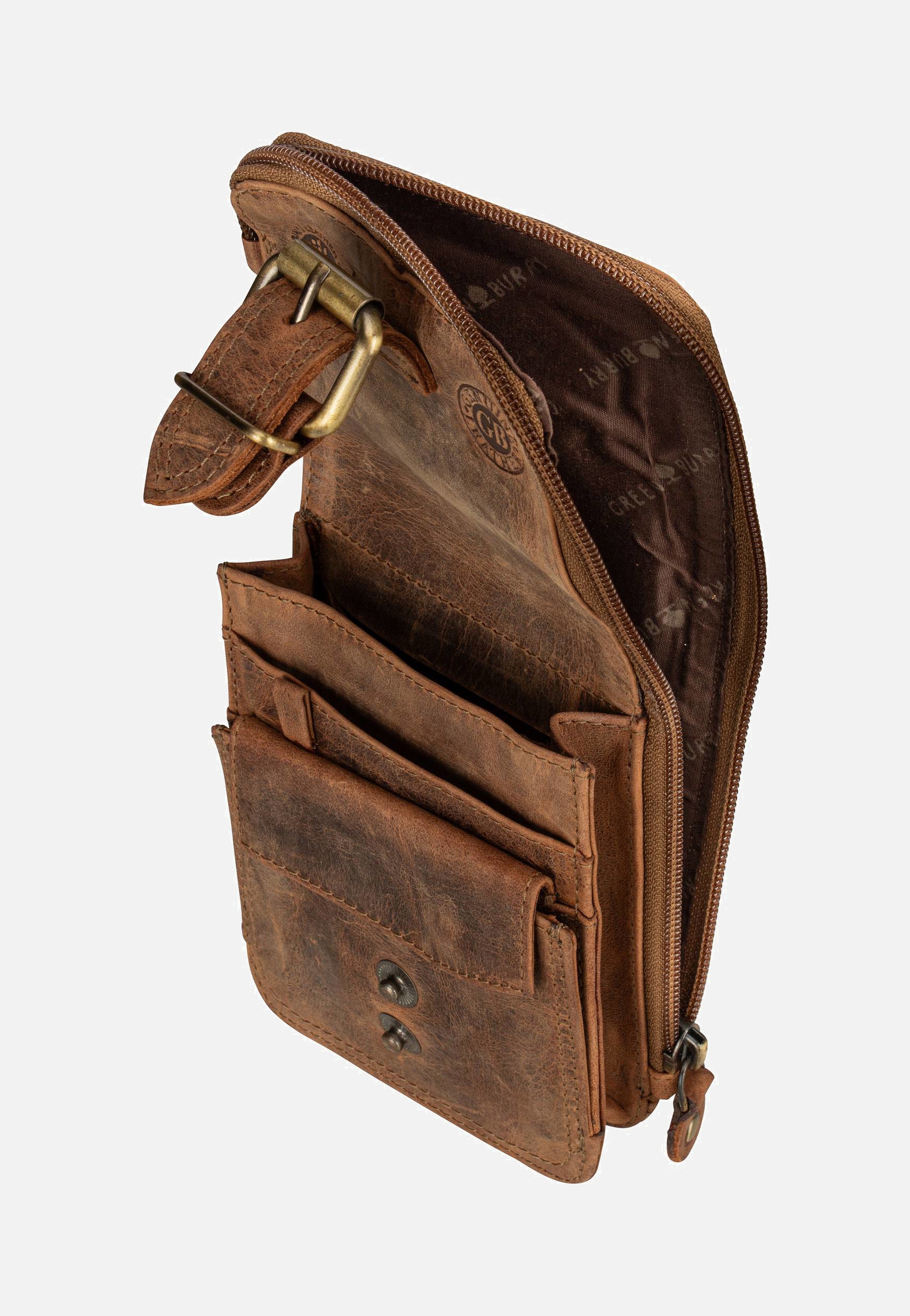 Greenburry Vintage 326 Sattelbraun Bauchtasche