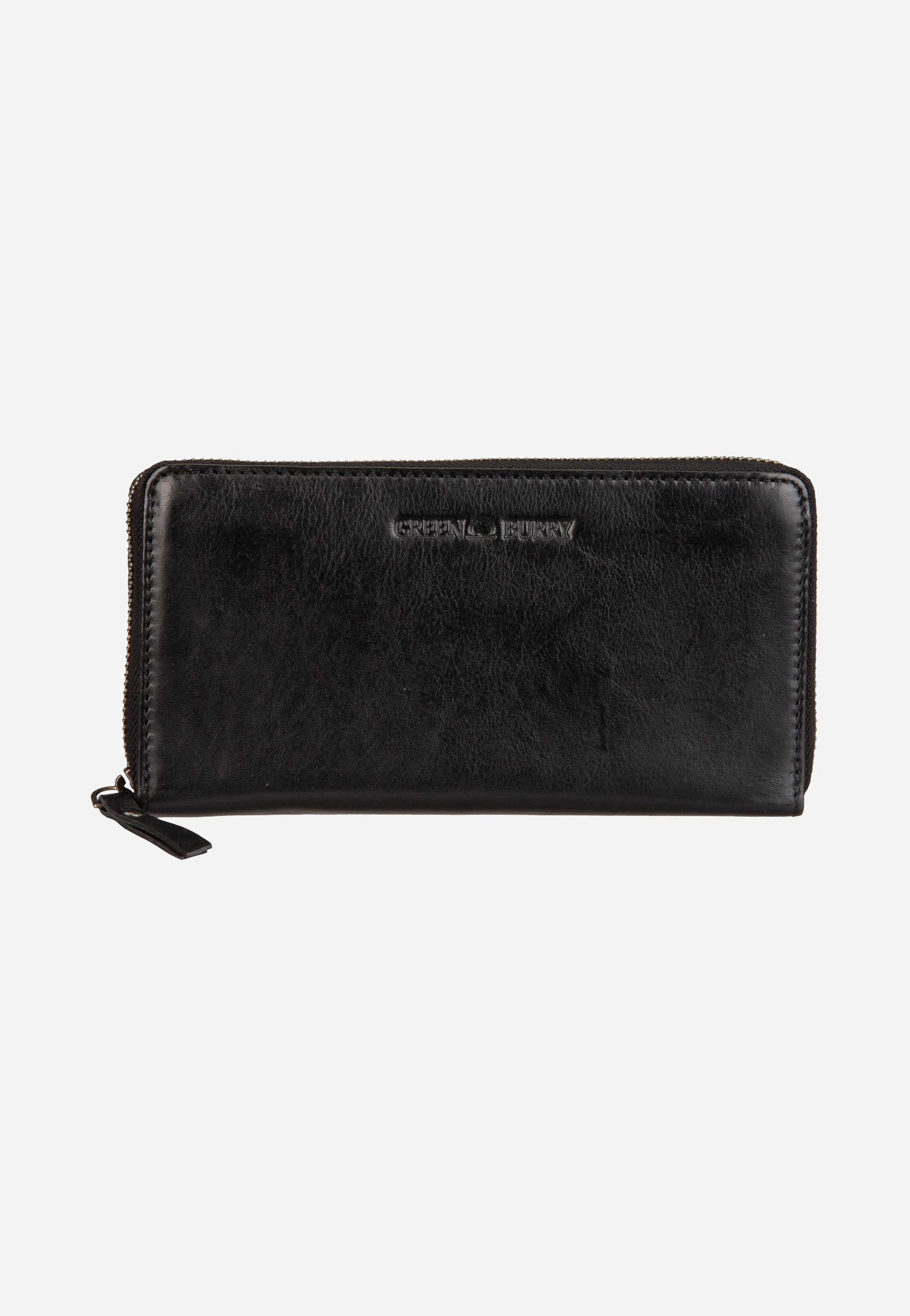 Greenburry Colombiana Rv-Damenbörse Lang RFID Black Portemonnaie