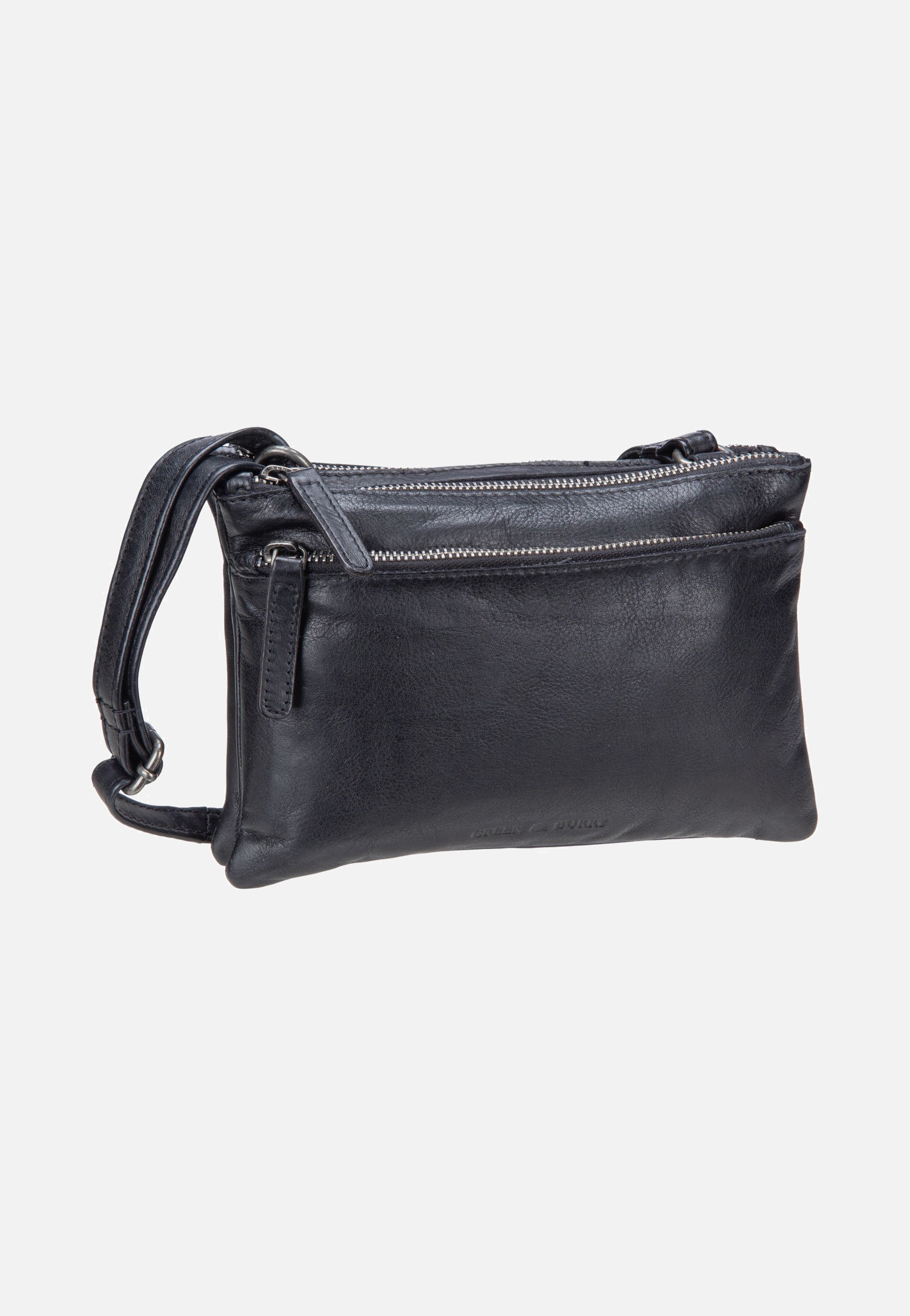 Greenburry Colombiana Rv 3 Zip Small Black Umhängetasche