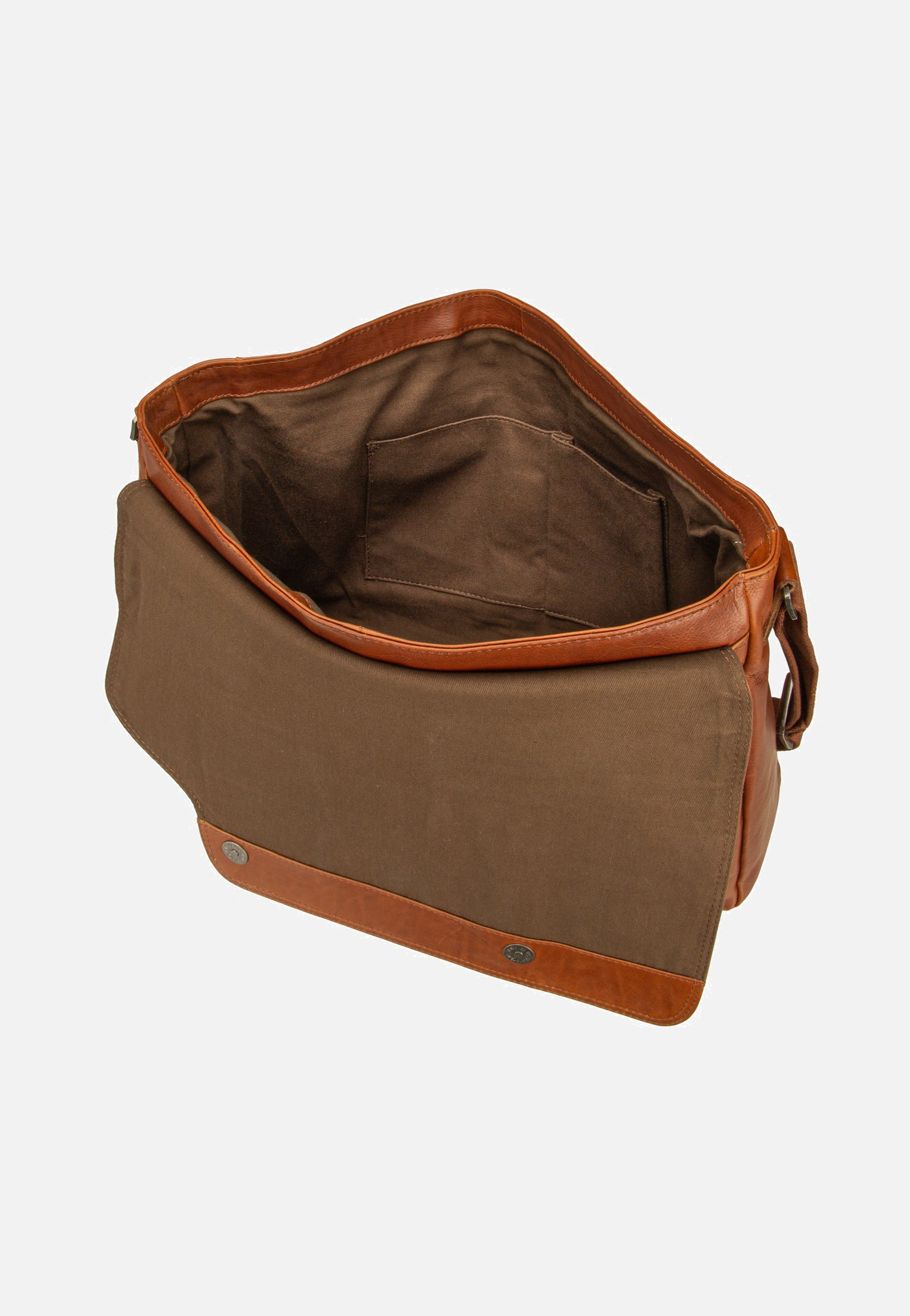 Greenburry Waxy Vintage A4 Messenger Tobacco Nut Schultertasche