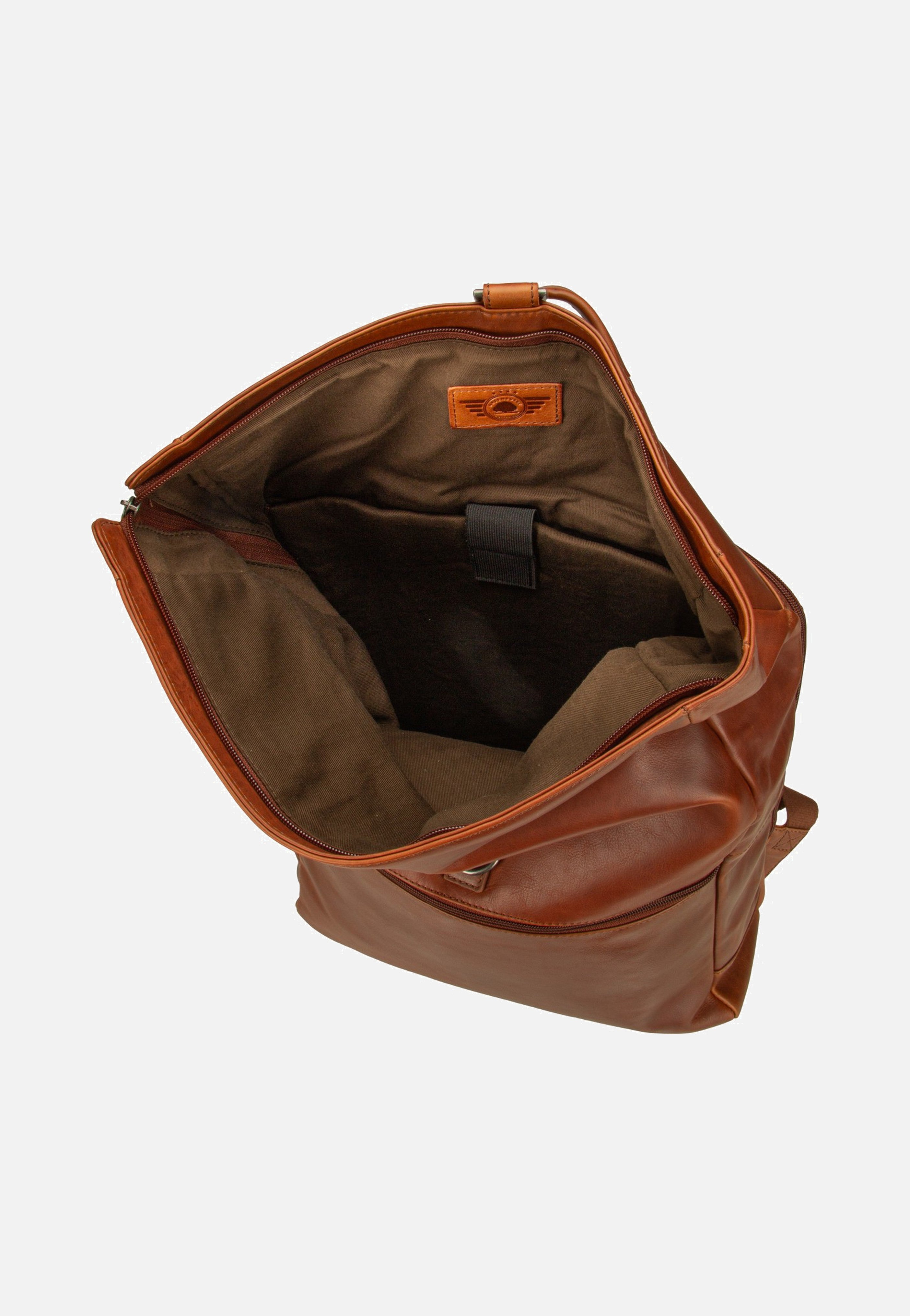 Greenburry Waxy Vintage Laptoprucksack Tobacco Nut Rucksack