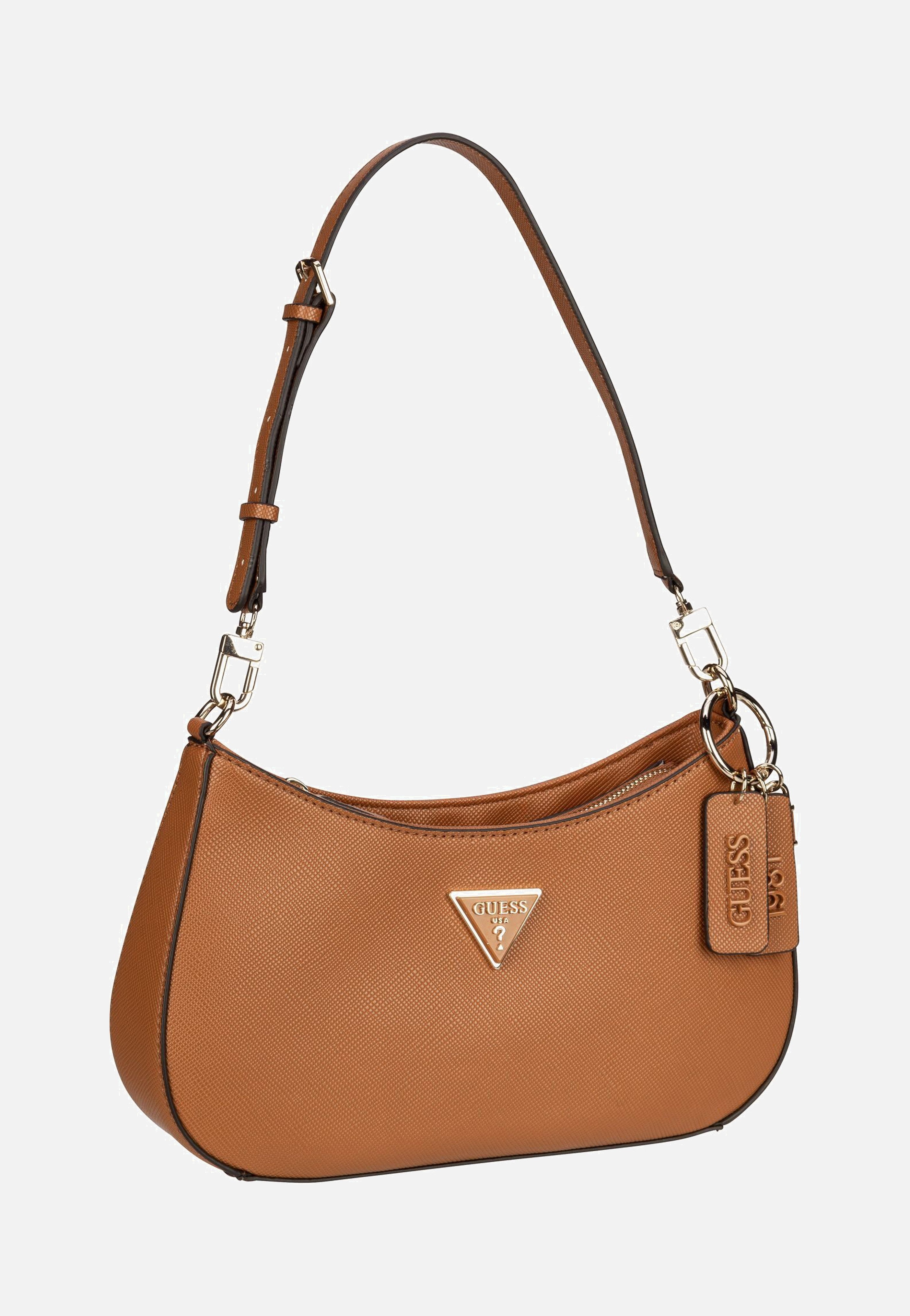 Guess Noelle II Top Zip SHB 72180 Light Cognac Schultertasche