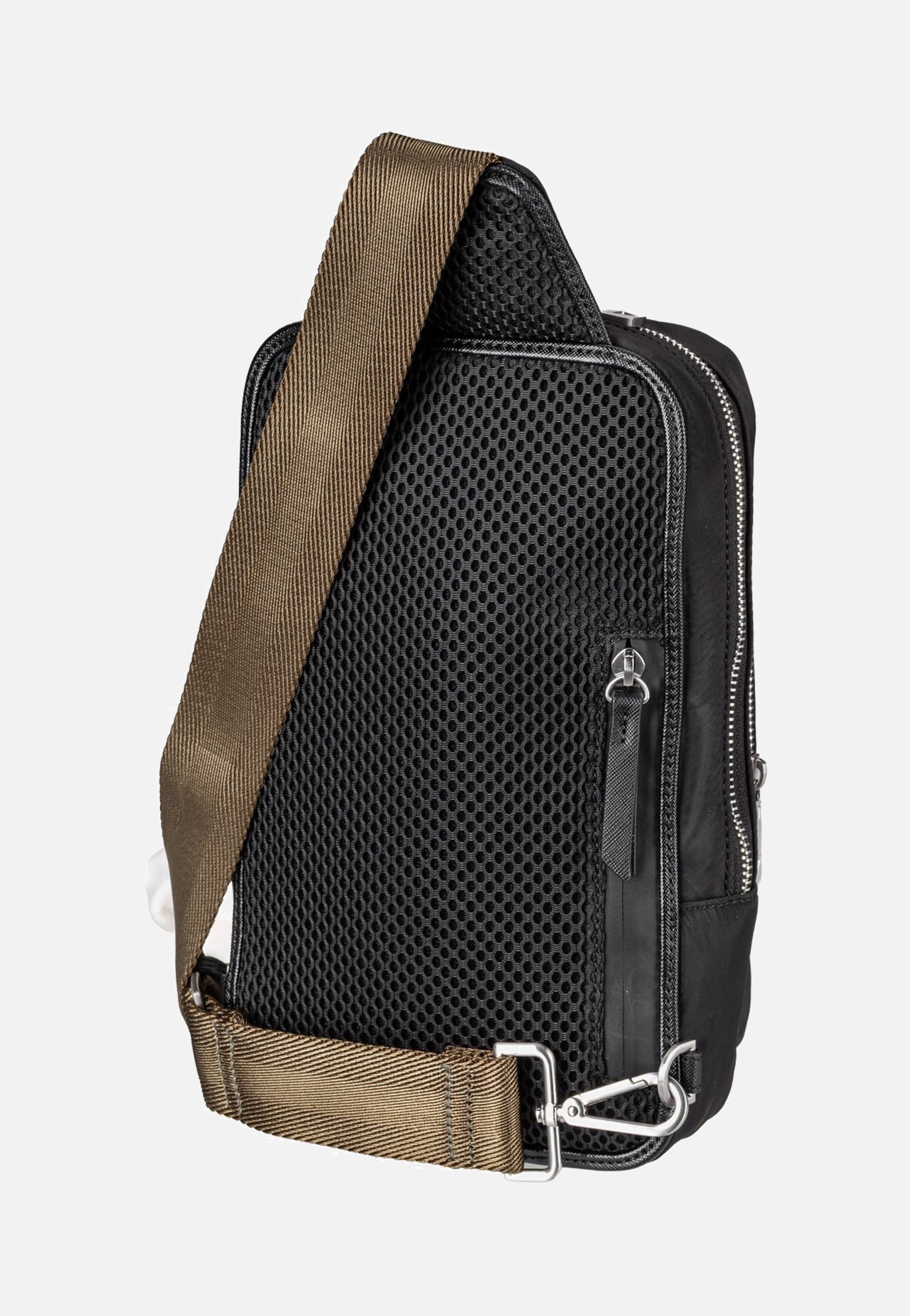 Guess Berlin Multipocket Crossover Black Crossbody Bag