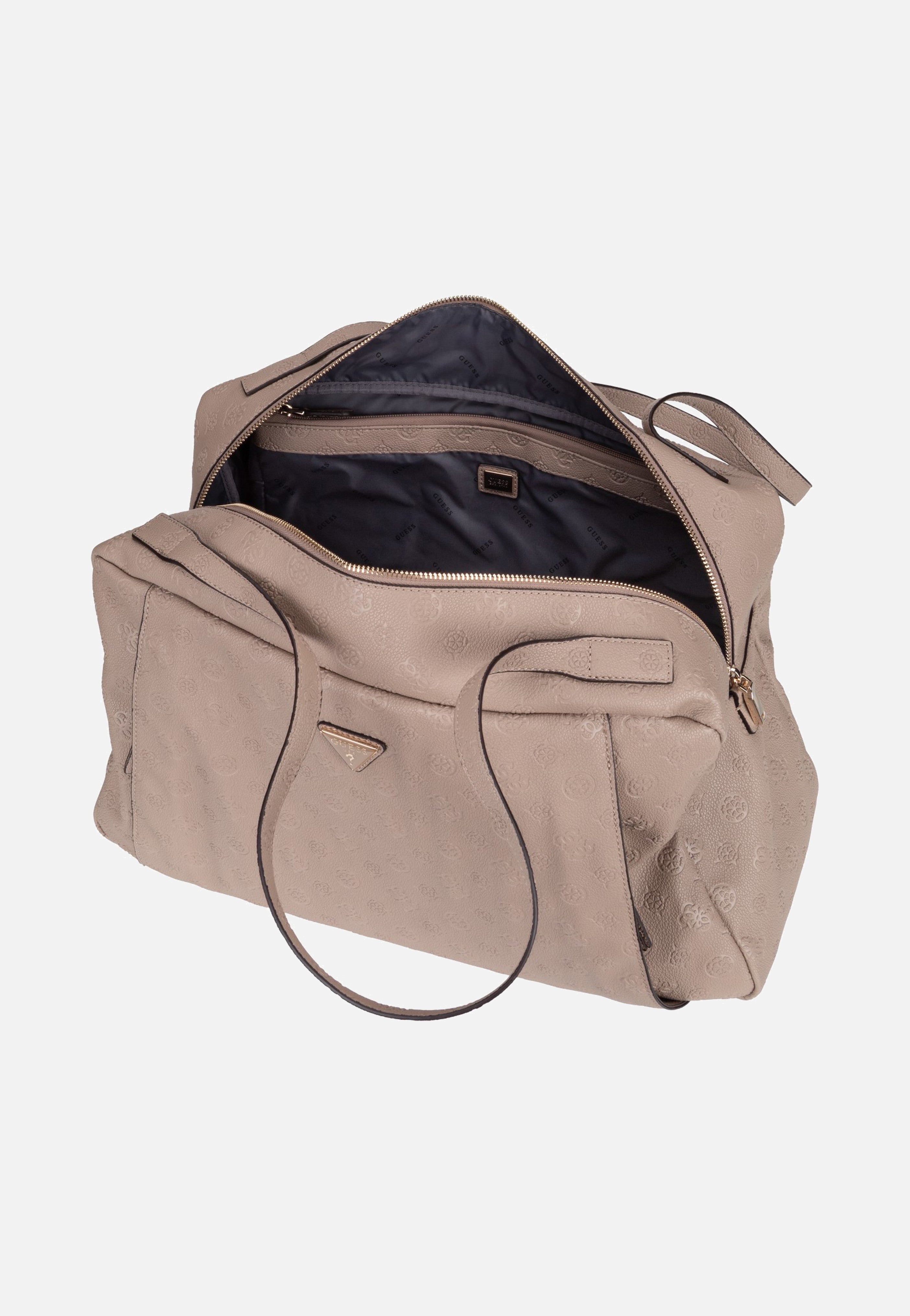 Guess Devon 45024 Taupe Logo Tote Bag